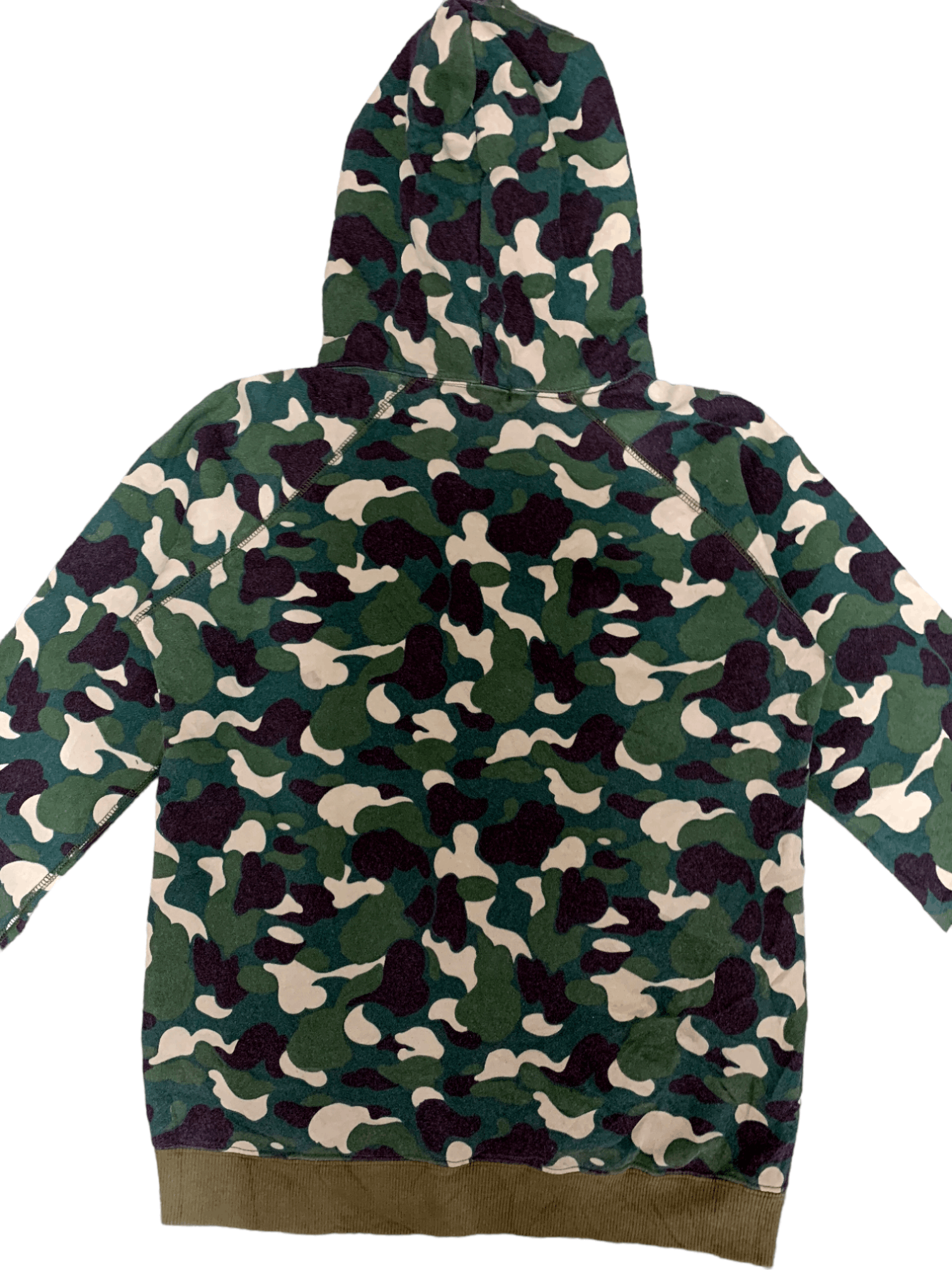 Japanese Brand Vintage Lubricant 76 Camouflage Pull Over Zipper Hoodie Size US S / EU 44-46 / 1 - 10 Thumbnail