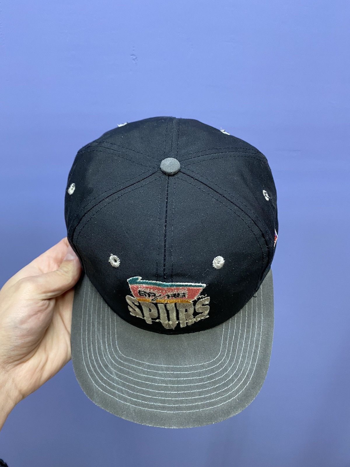 NBA × The Game × Vintage Vintage San Antonio Spurs Basketball Century 1981 1991 Cap Size ONE SIZE - 8 Thumbnail