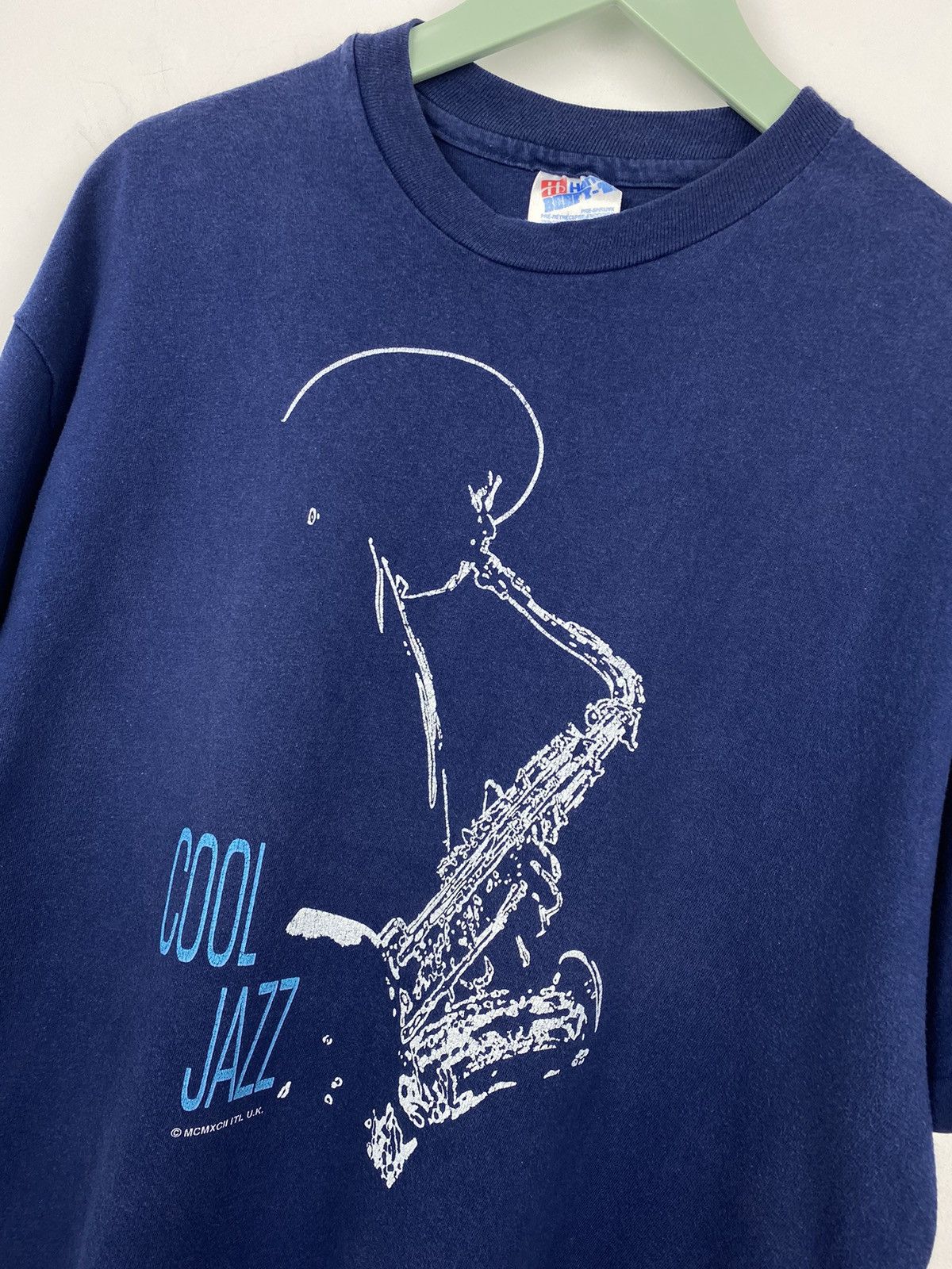Band Tees Vintage 90s Cool Jazz UK T Shirt Single Stitch Miles Davis Size US L / EU 52-54 / 3 - 2 Thumbnail