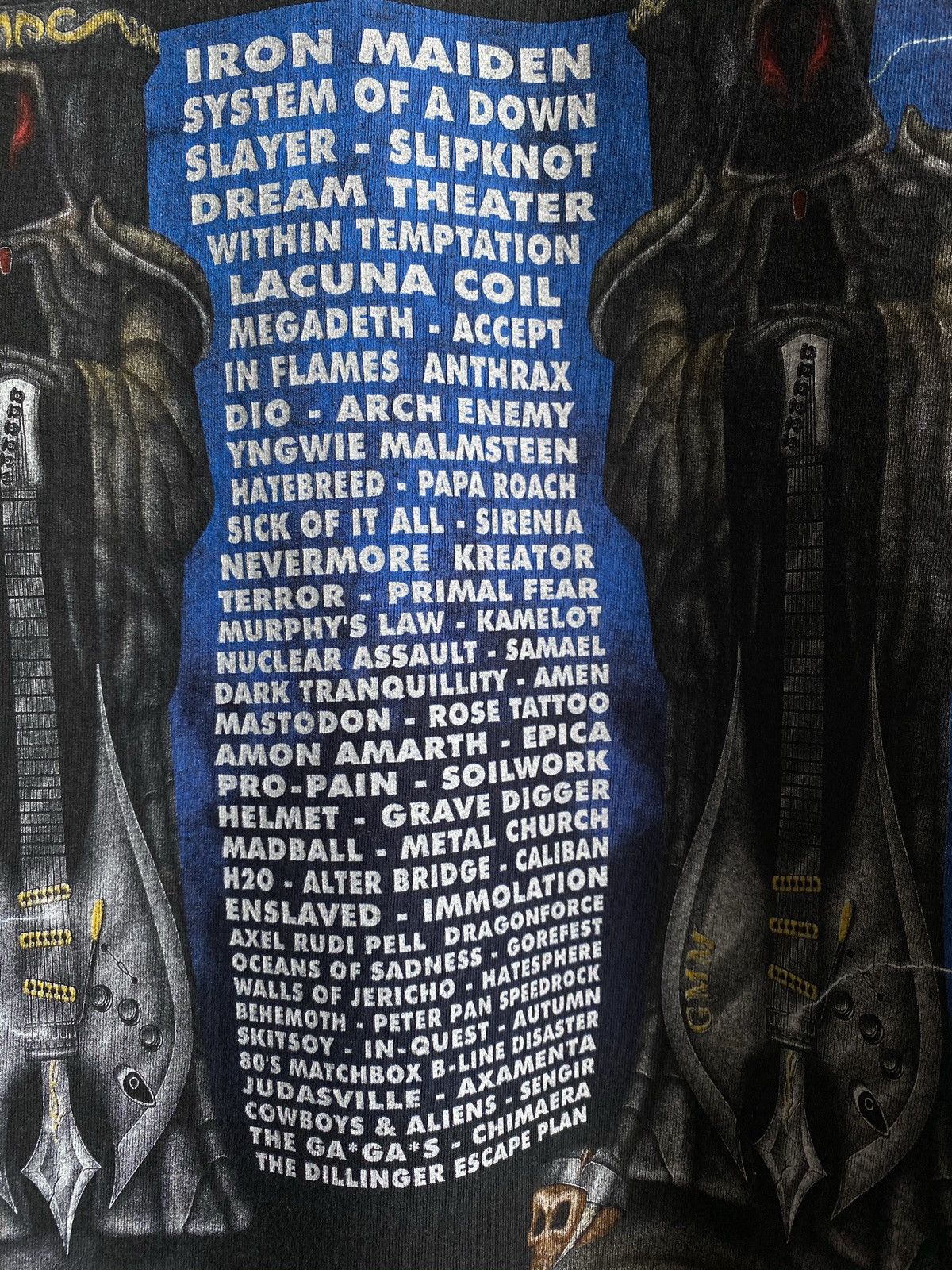 Iron Maiden × Vintage Vintage 2005 Graspop Metal Meeting Metal Festival T Shirt Size US XL / EU 56 / 4 - 13 Thumbnail