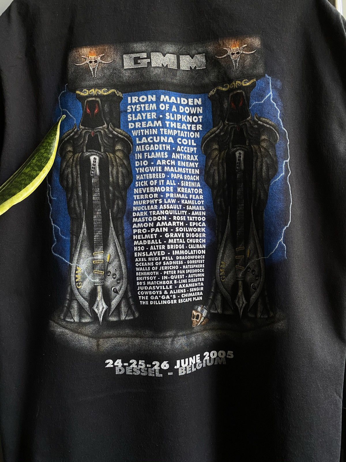 Iron Maiden × Vintage Vintage 2005 Graspop Metal Meeting Metal Festival T Shirt Size US XL / EU 56 / 4 - 10 Thumbnail