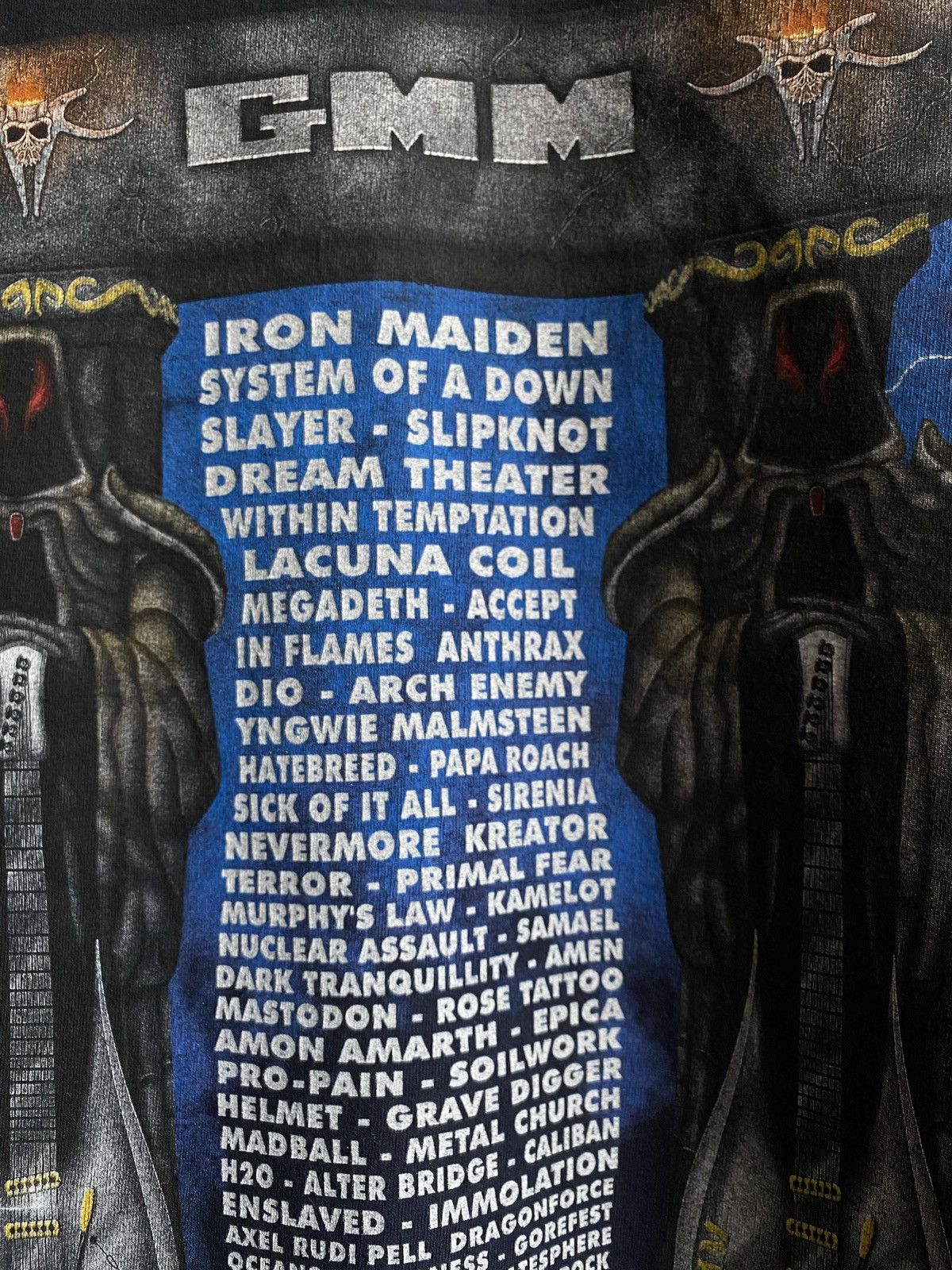 Iron Maiden × Vintage Vintage 2005 Graspop Metal Meeting Metal Festival T Shirt Size US XL / EU 56 / 4 - 12 Thumbnail