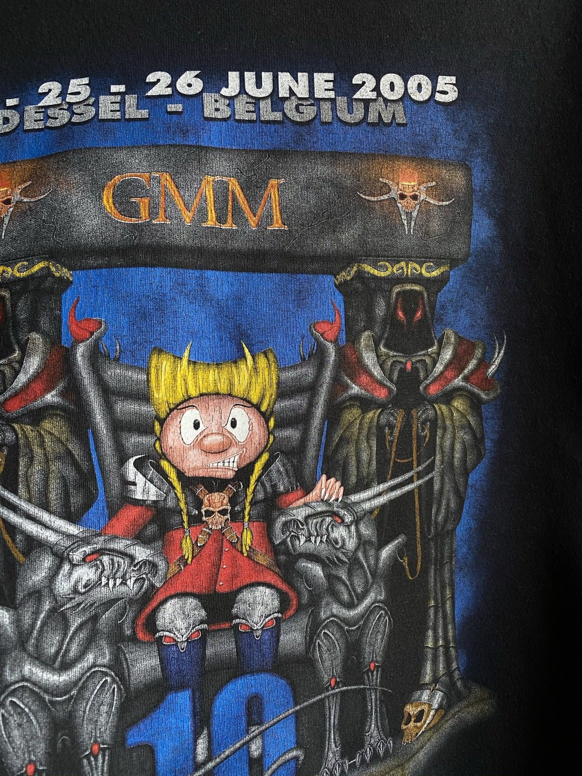 Iron Maiden × Vintage Vintage 2005 Graspop Metal Meeting Metal Festival T Shirt Size US XL / EU 56 / 4 - 6 Thumbnail