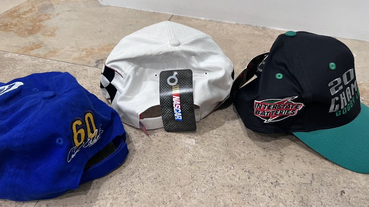 NASCAR × Vintage Bundles of 3 Nascar OS Hats Size ONE SIZE - 12 Thumbnail
