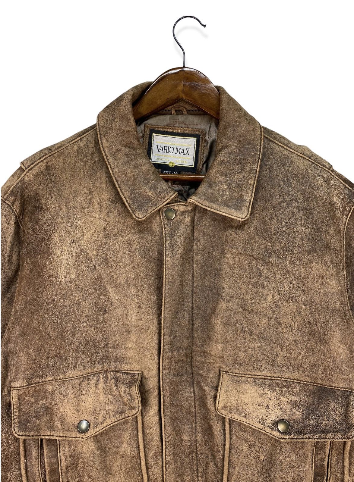 Vintage Vintage Vario Max Leather Jacket Size US M / EU 48-50 / 2 - 2 Thumbnail