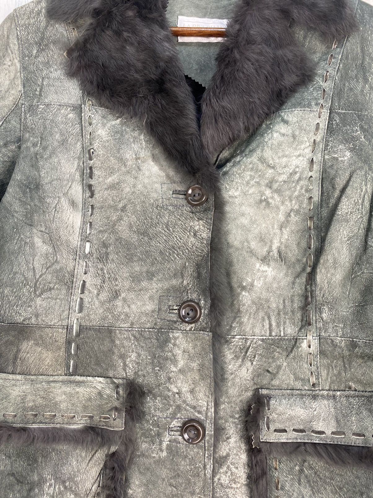 Vintage La Riva Bianca Rabbit Fur Jacket Size US M / EU 48-50 / 2 - 7 Thumbnail