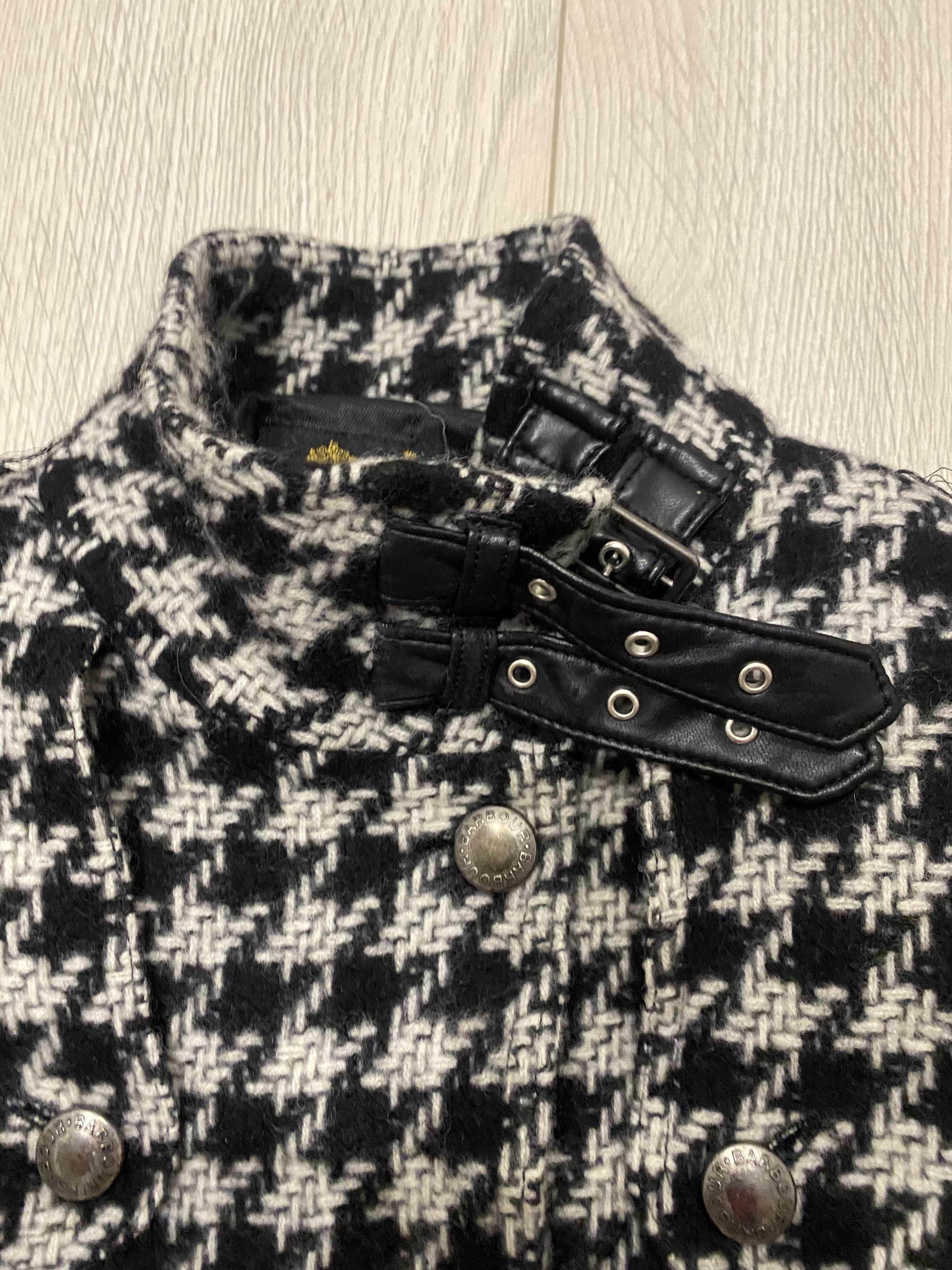 Barbour × Harris Tweed Barbour International Black Streak Popham Wool jacket Size S Size S / US 4 / IT 40 - 3 Thumbnail