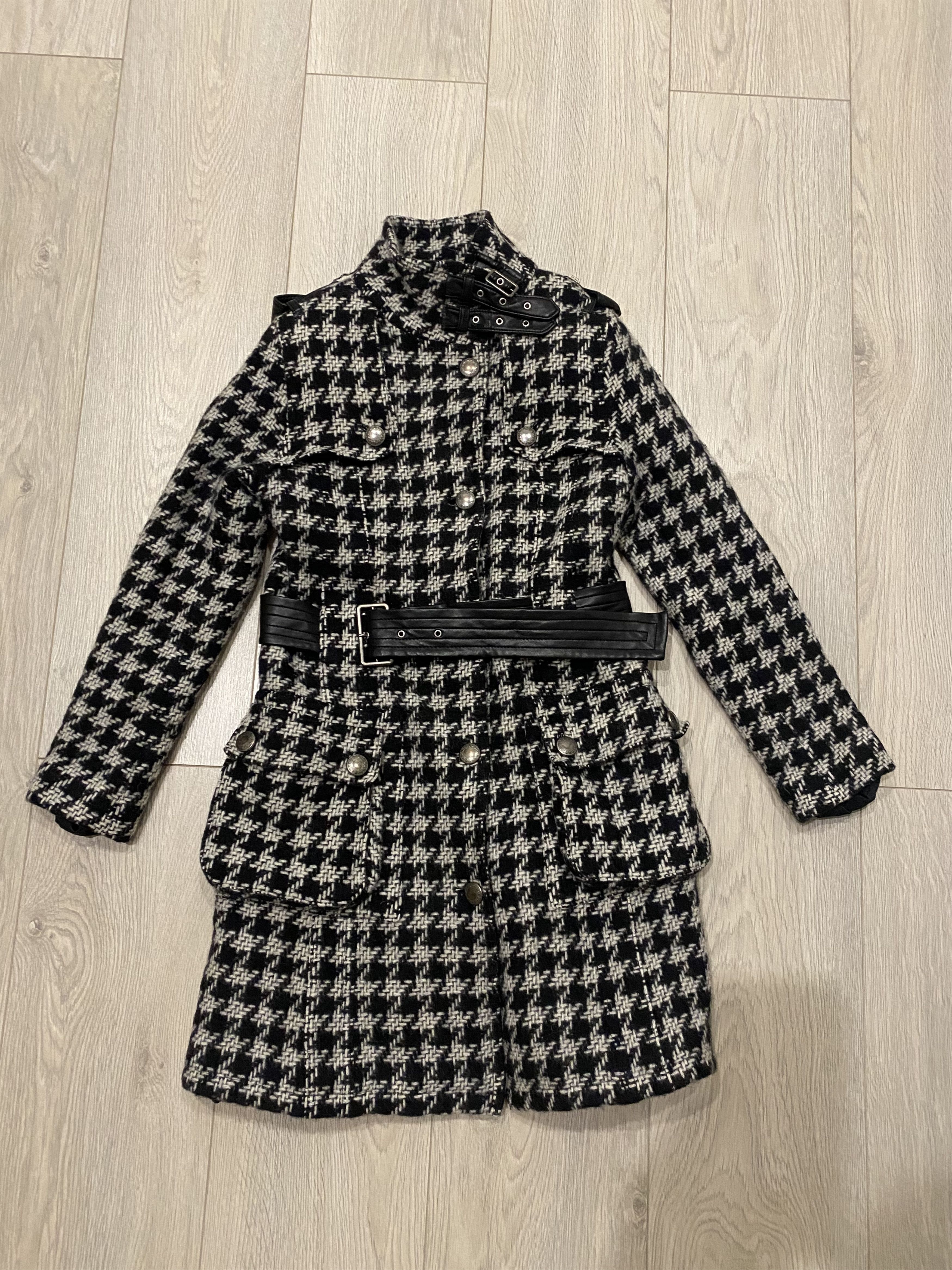 Barbour × Harris Tweed Barbour International Black Streak Popham Wool jacket Size S Size S / US 4 / IT 40 - 1 Thumbnail