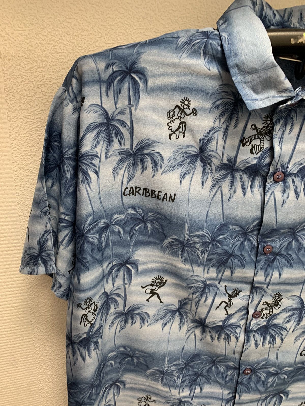 Vintage Crazy Hawaii shirt caribbean vintage fullprint m sz Size US M / EU 48-50 / 2 - 4 Thumbnail