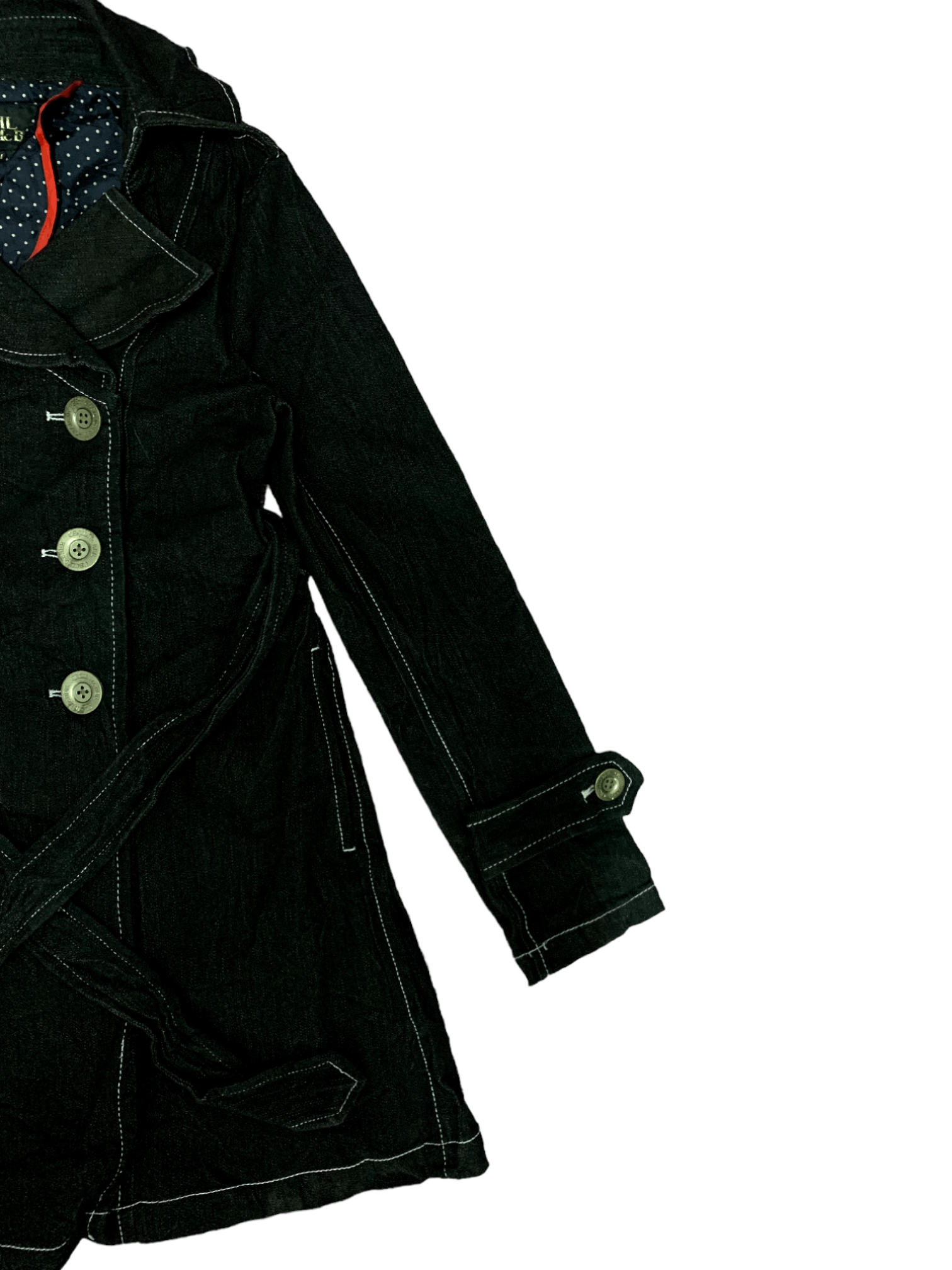 Japanese Brand × Seditionaries Vintage Cecil McBee Double Breast Denim Jacket Size S / US 4 / IT 40 - 8 Thumbnail