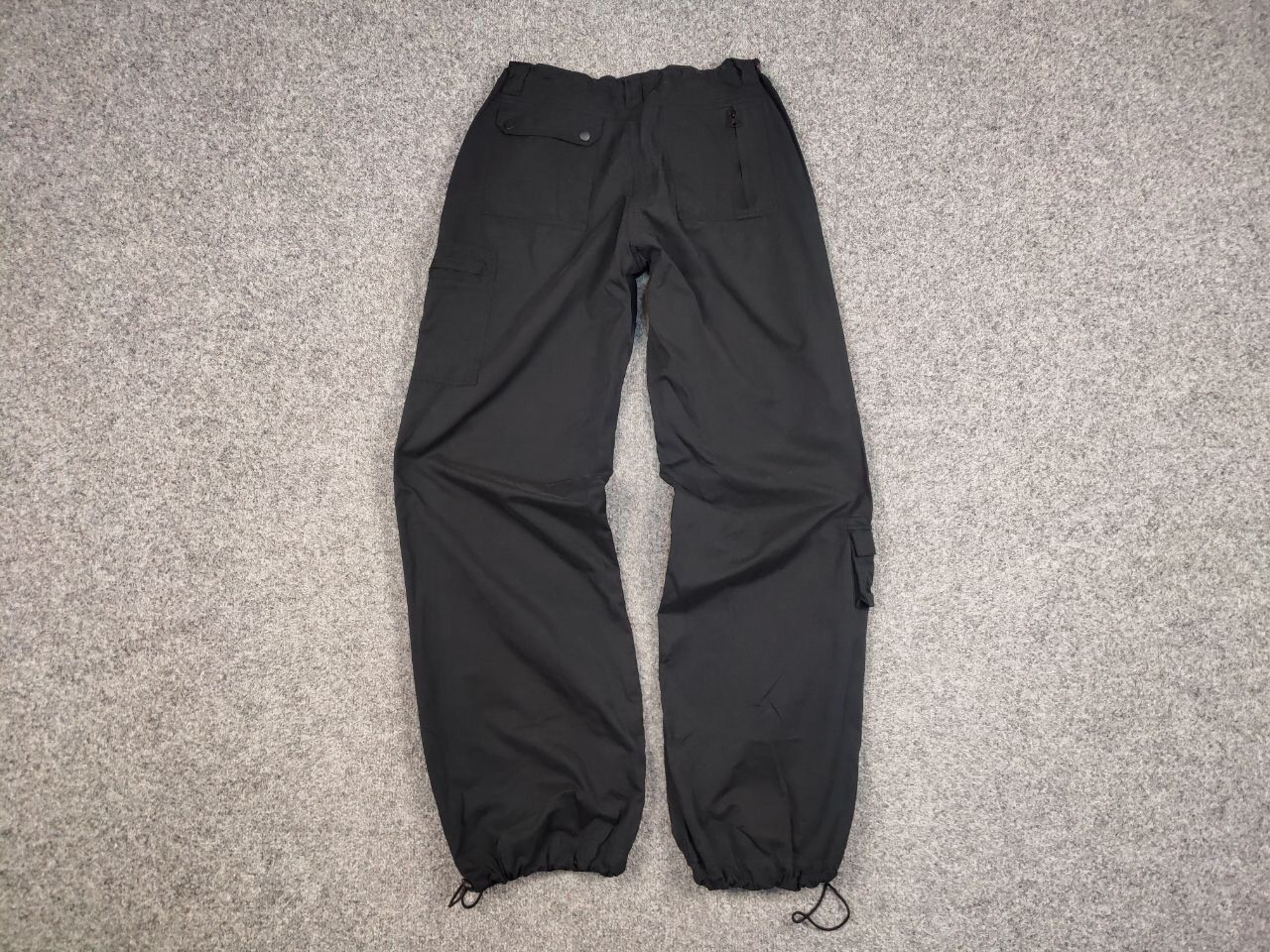 Japanese Brand Vintage 90's Japanese Parachute Cargo Black Pants Y2K Style Size 34" / US 12 / IT 48 - 14 Thumbnail