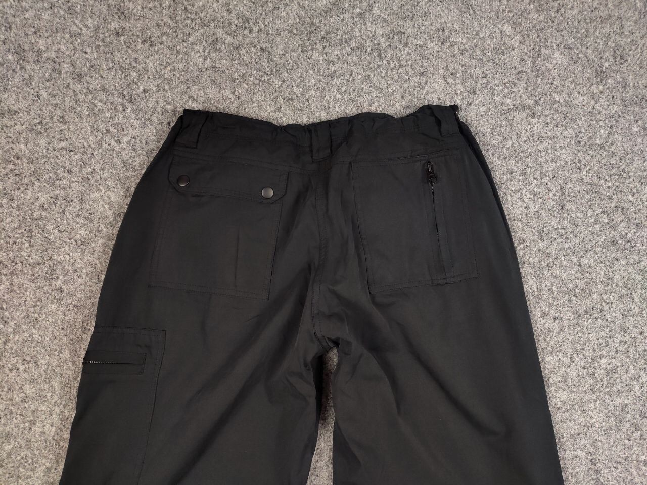 Japanese Brand Vintage 90's Japanese Parachute Cargo Black Pants Y2K Style Size 34" / US 12 / IT 48 - 15 Thumbnail