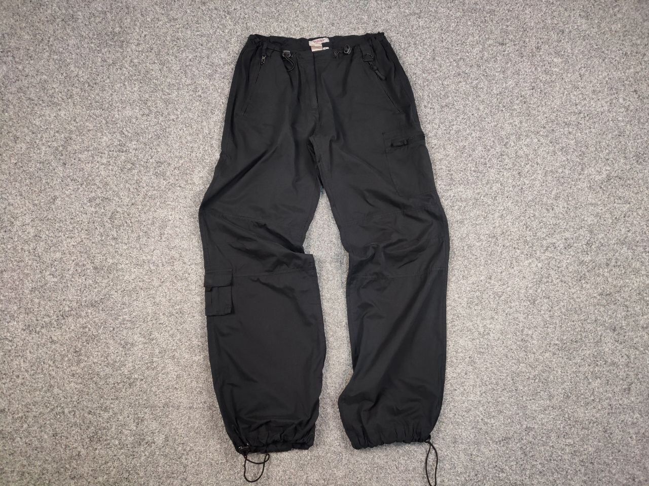 Japanese Brand Vintage 90's Japanese Parachute Cargo Black Pants Y2K Style Size 34" / US 12 / IT 48 - 13 Thumbnail