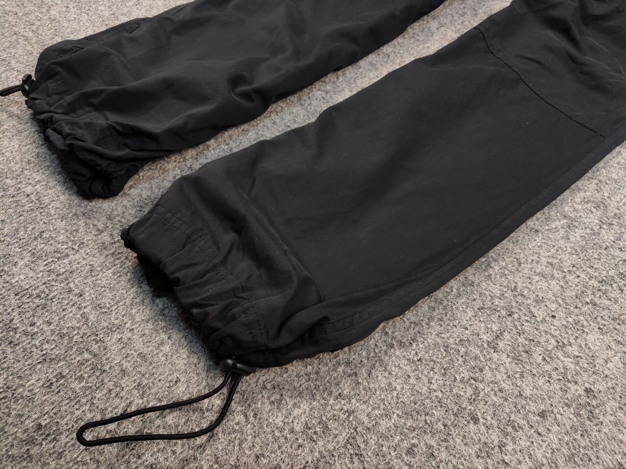 Japanese Brand Vintage 90's Japanese Parachute Cargo Black Pants Y2K Style Size 34" / US 12 / IT 48 - 6 Thumbnail
