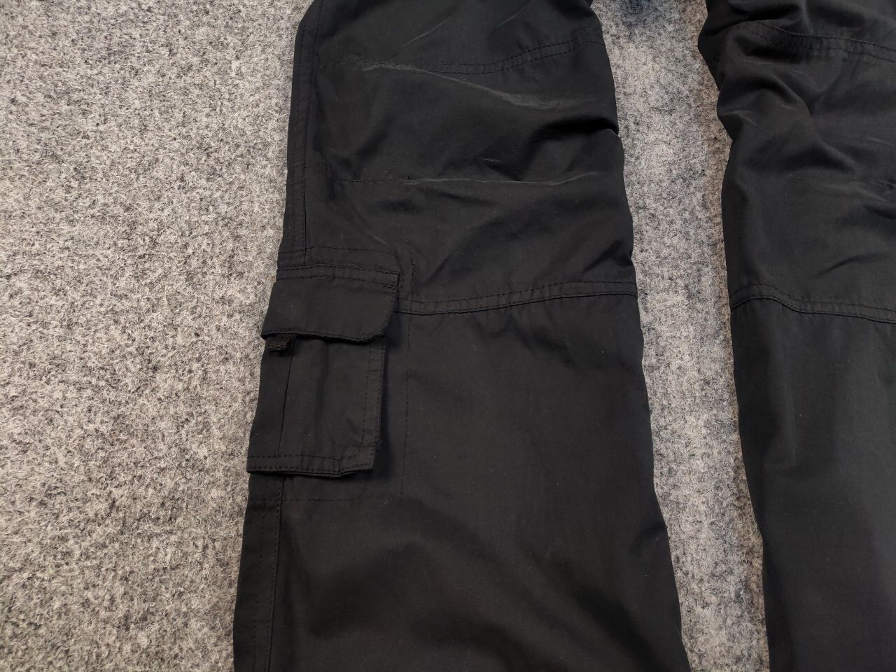 Japanese Brand Vintage 90's Japanese Parachute Cargo Black Pants Y2K Style Size 34" / US 12 / IT 48 - 9 Thumbnail