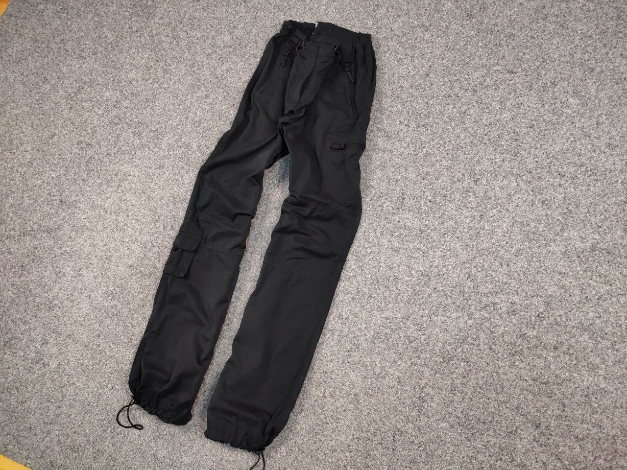 Japanese Brand Vintage 90's Japanese Parachute Cargo Black Pants Y2K Style Size 34" / US 12 / IT 48 - 3 Thumbnail