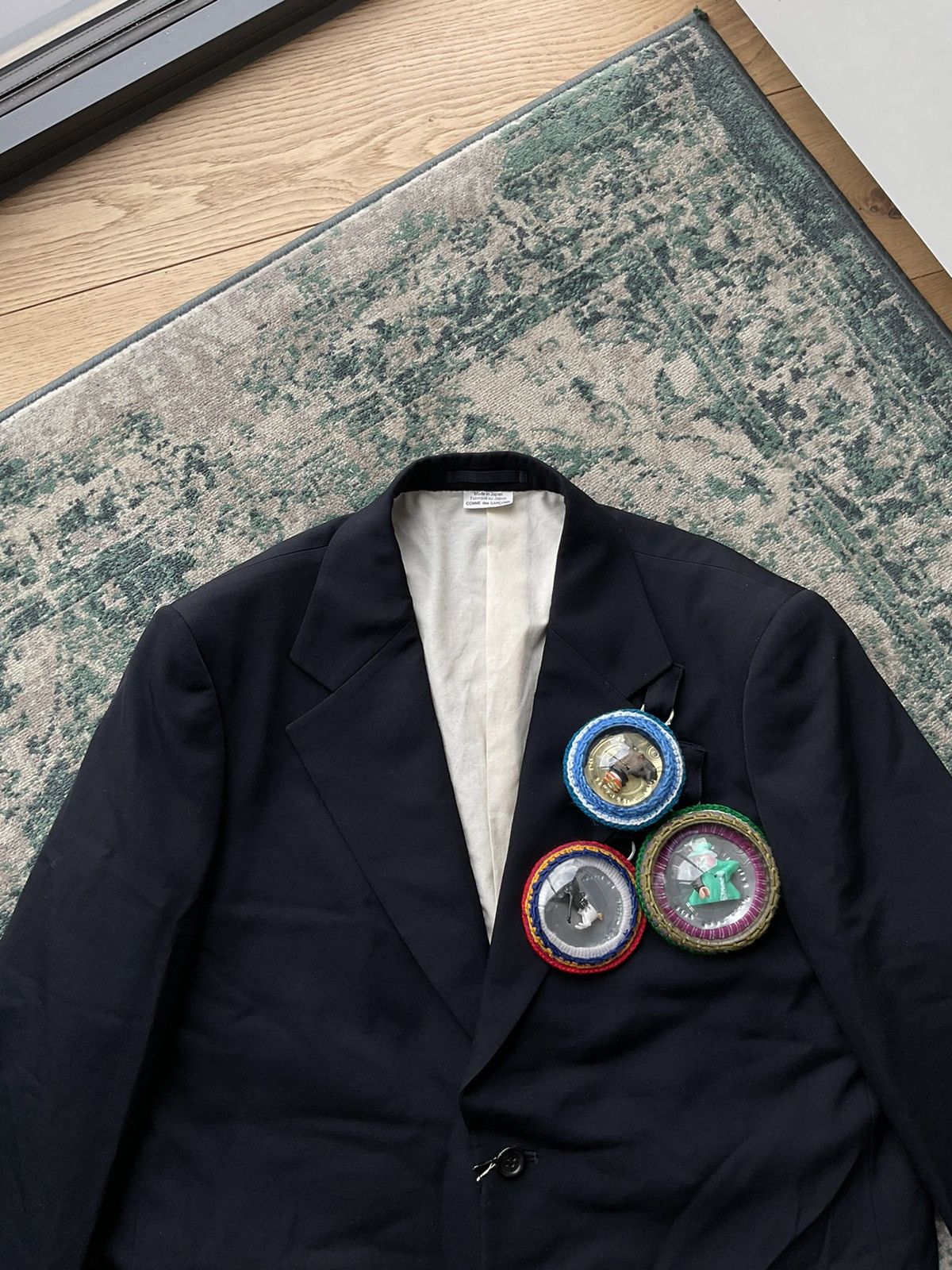 Comme des Garcons Comme des garçons homme plus wool blazer Size 42L - 3 Thumbnail