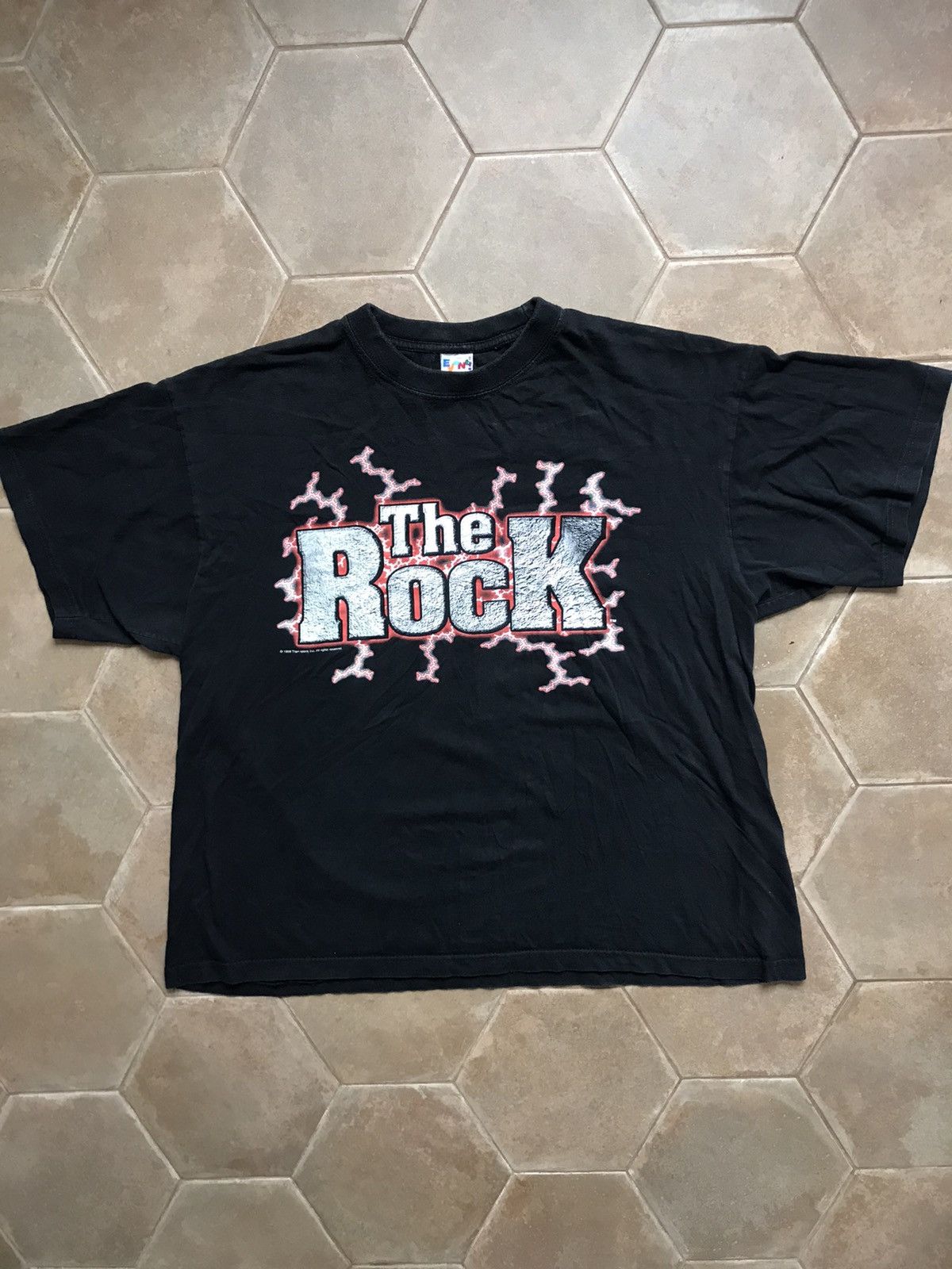 THE ROCK SHIRT VINTAGE WWE WWF