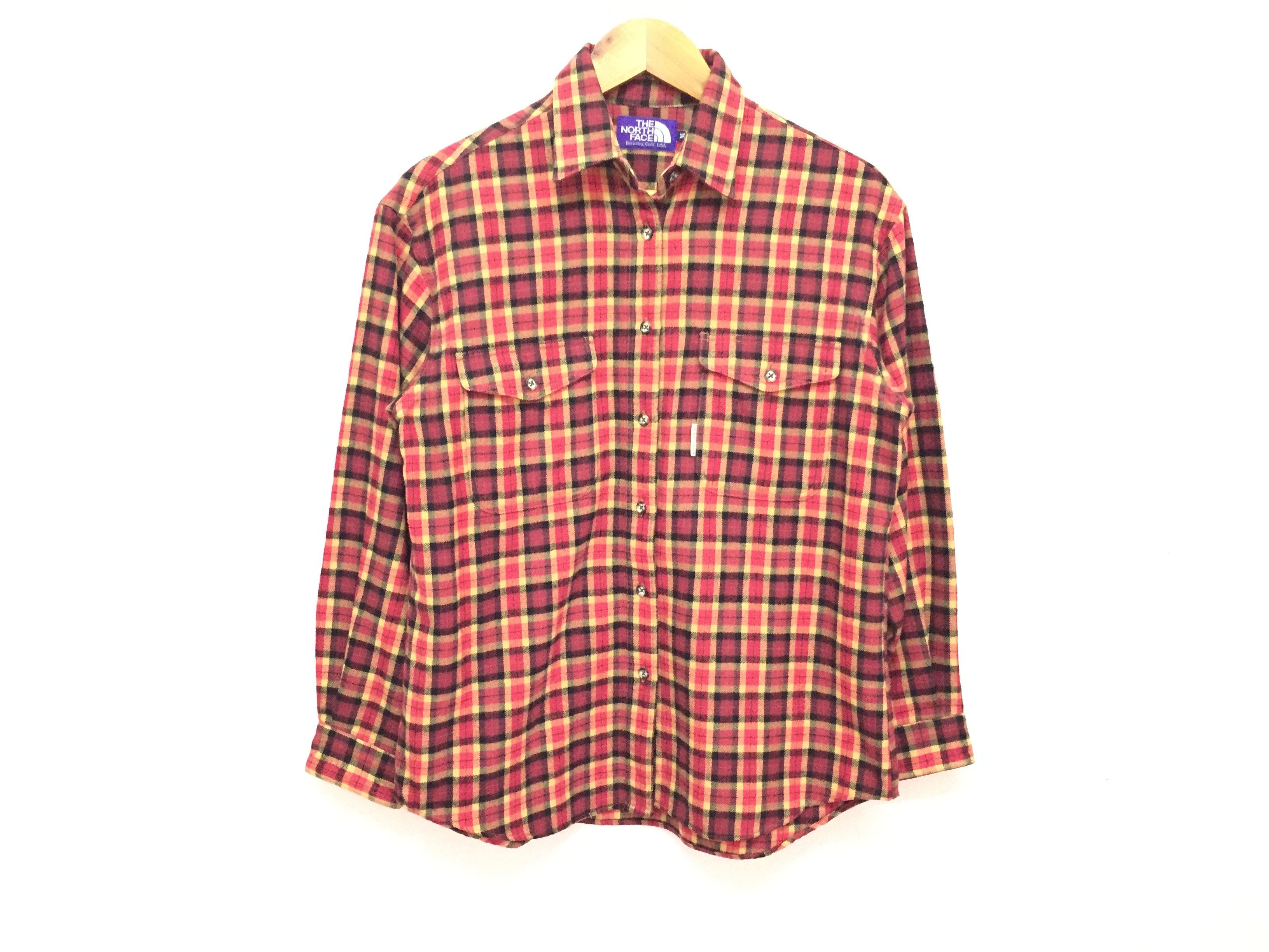 Purple Label NANAMICA Tartan Wool Flannel overshirt
