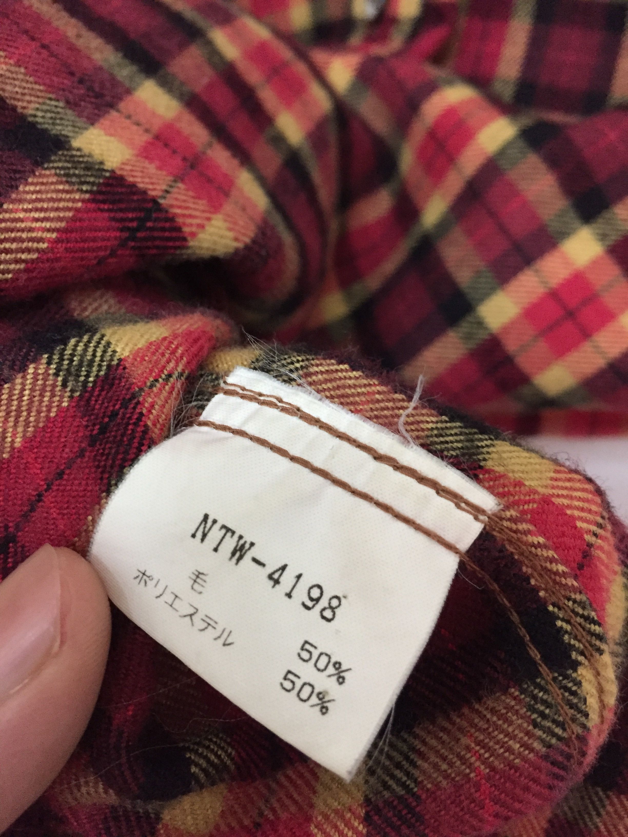 Flannel × Nanamica × The North Face Purple Label NANAMICA Tartan Wool Flannel overshirt Size US S / EU 44-46 / 1 - 11 Thumbnail
