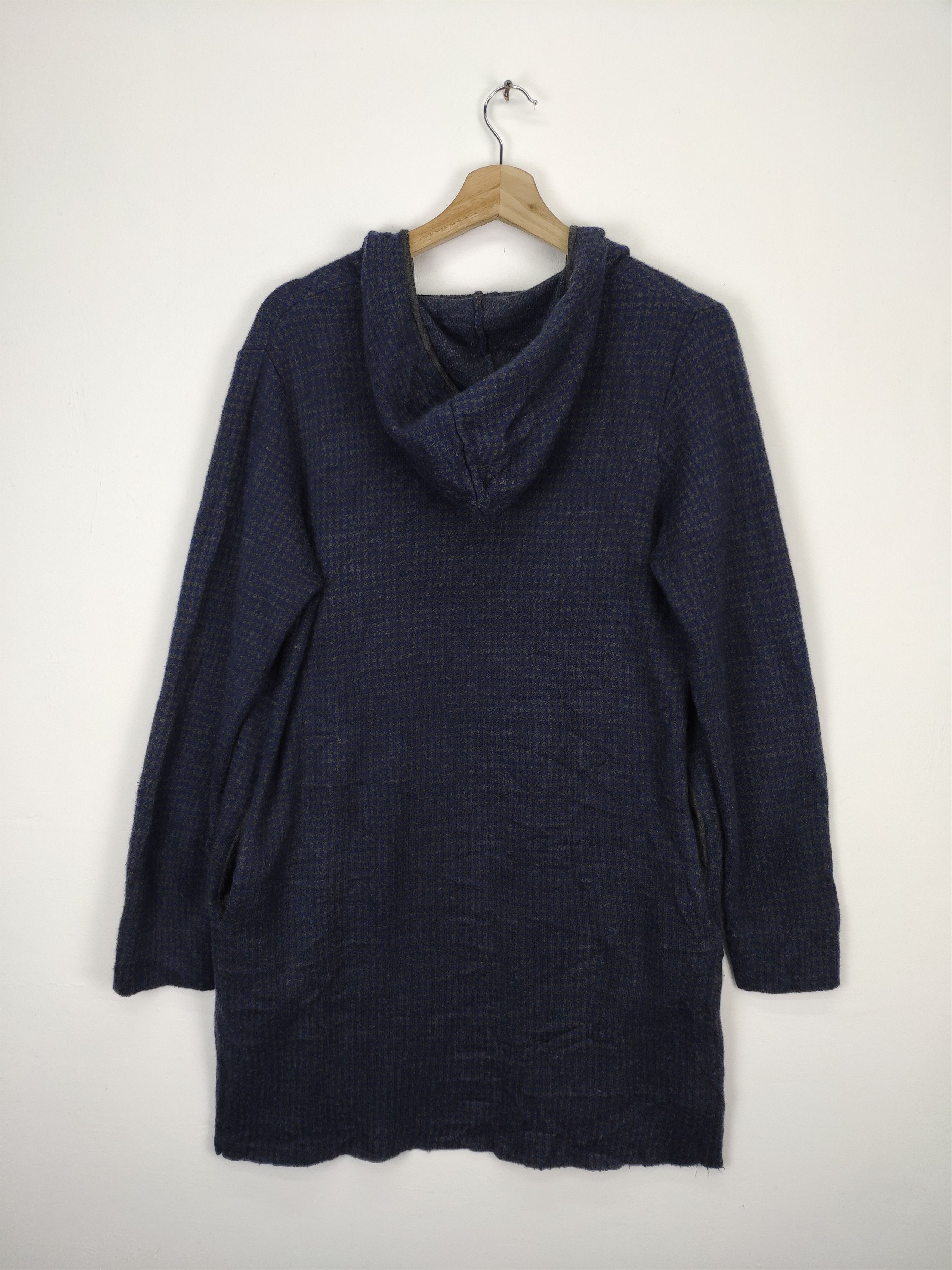 Designer × Japanese Brand × Vintage Vintage Wool Cardigan Hoodies by Alpha Cubic Size US M / EU 48-50 / 2 - 12 Thumbnail