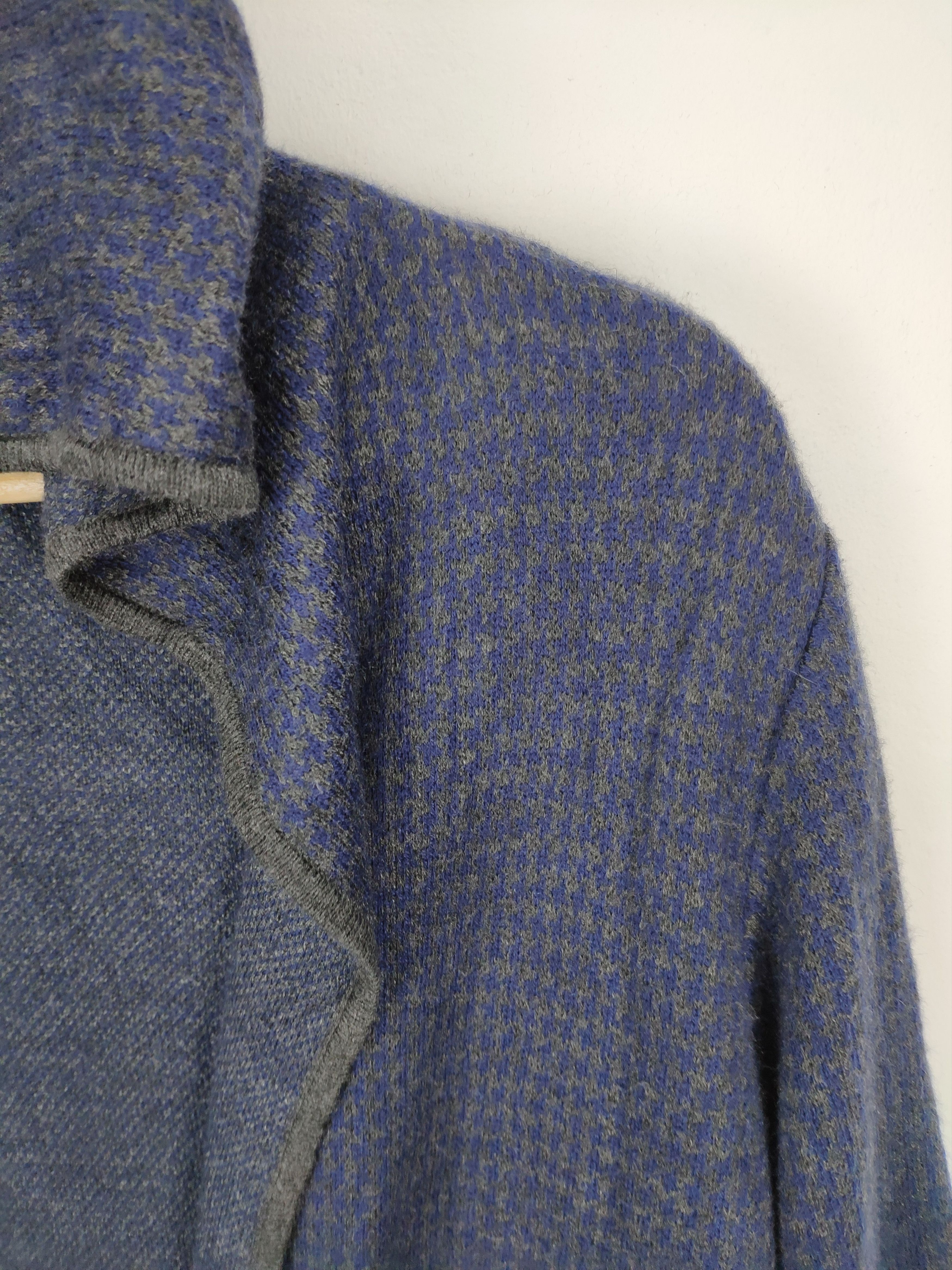 Designer × Japanese Brand × Vintage Vintage Wool Cardigan Hoodies by Alpha Cubic Size US M / EU 48-50 / 2 - 6 Thumbnail