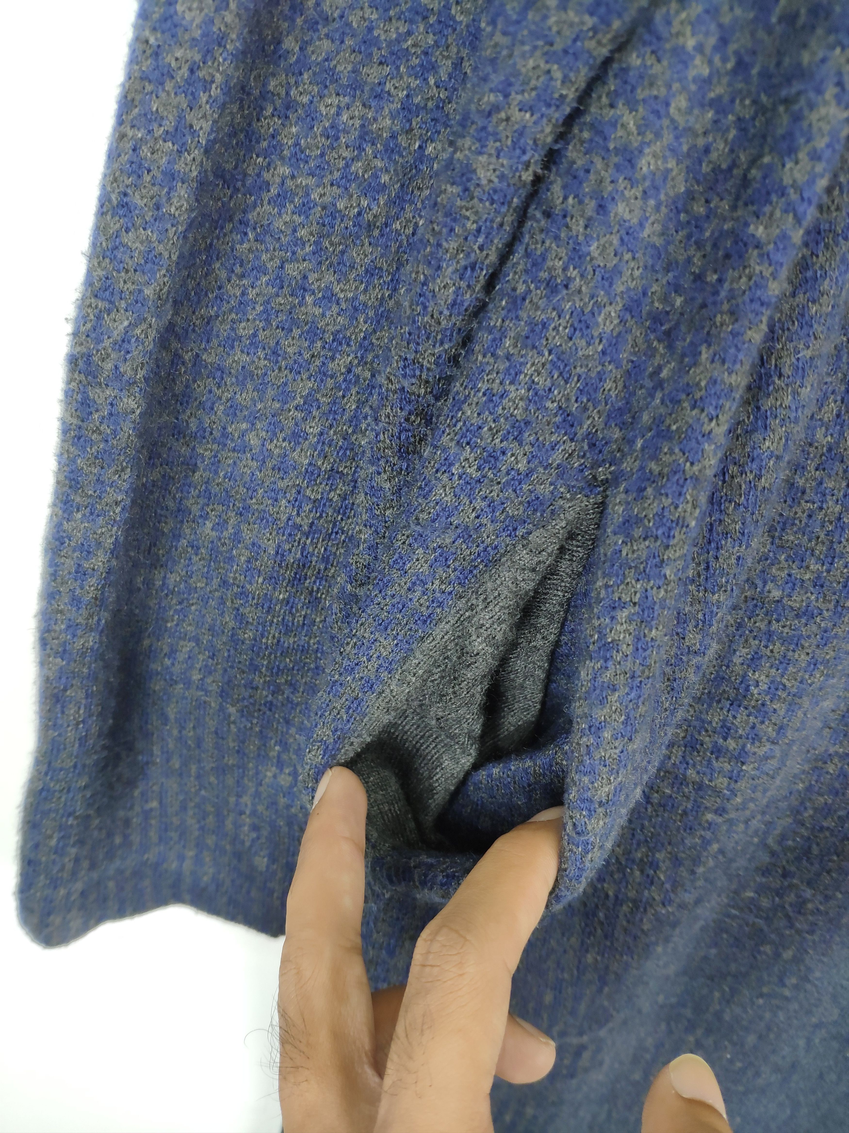 Designer × Japanese Brand × Vintage Vintage Wool Cardigan Hoodies by Alpha Cubic Size US M / EU 48-50 / 2 - 7 Thumbnail