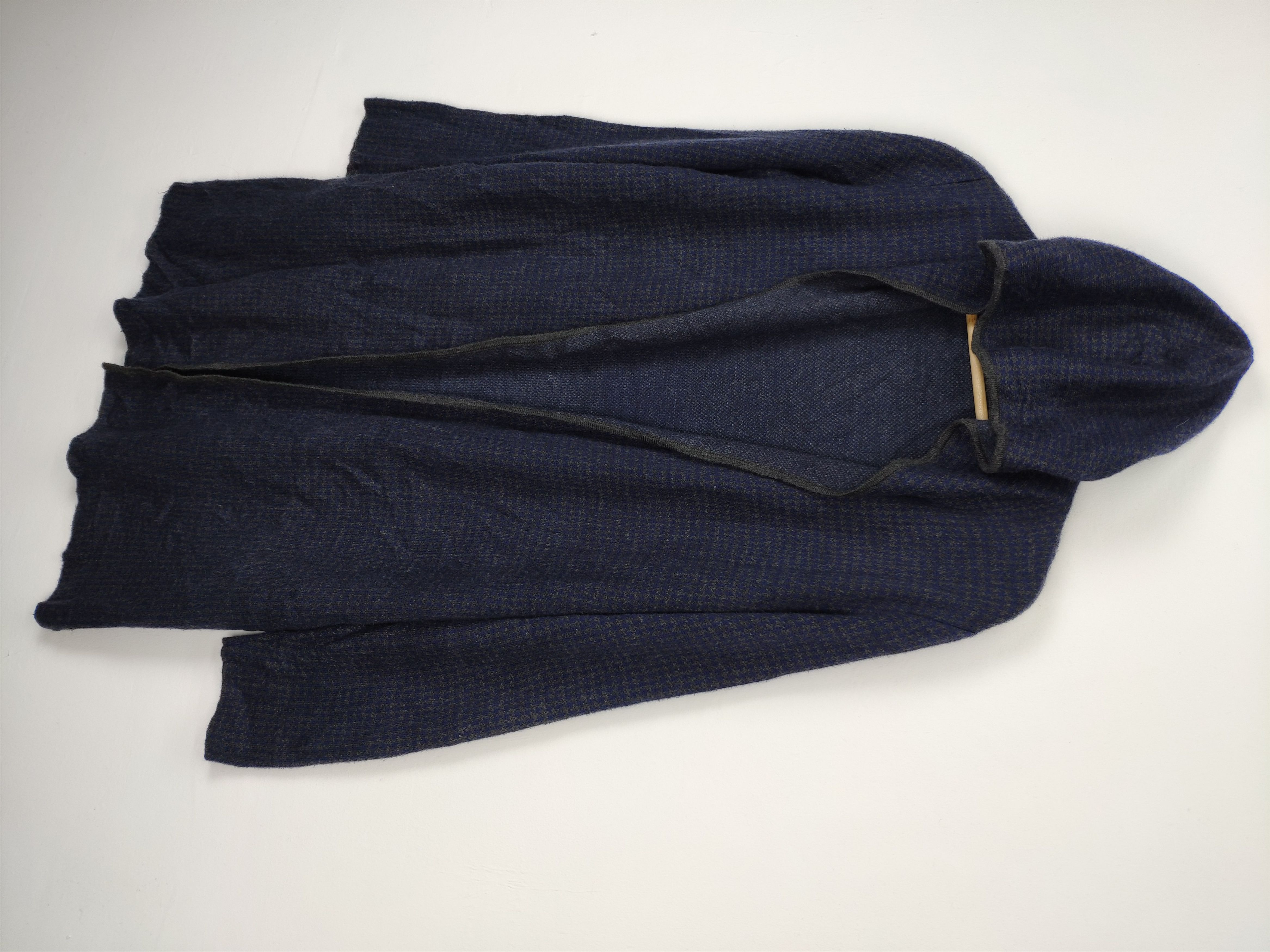 Designer × Japanese Brand × Vintage Vintage Wool Cardigan Hoodies by Alpha Cubic Size US M / EU 48-50 / 2 - 2 Thumbnail