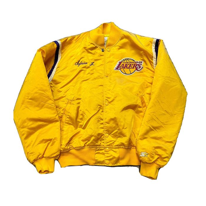 80s Lakers Los Angeles Satin Jacket