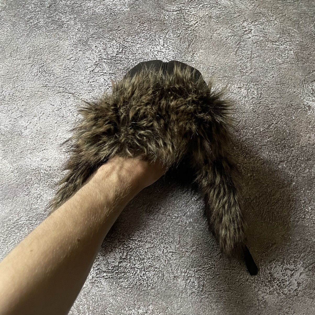 Vintage Vintage 90s Mohair Beanie Faded Black Grunge Punk Boxy OS Size ONE SIZE - 5 Thumbnail
