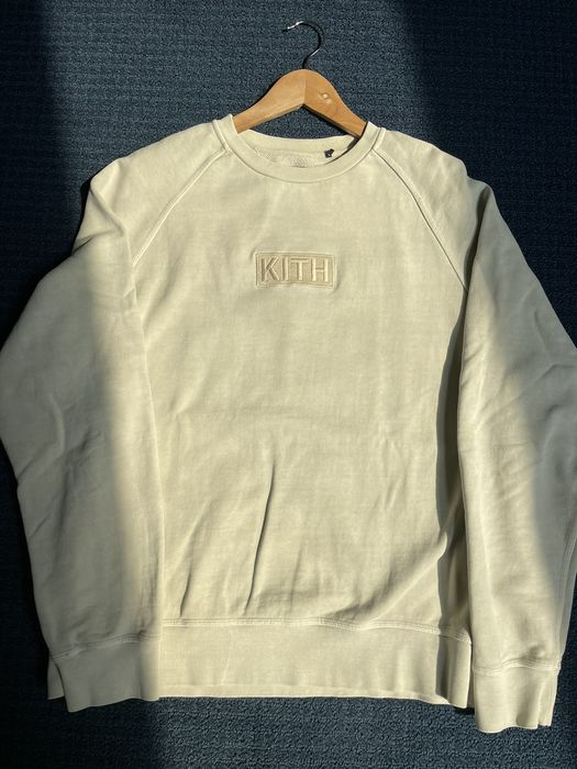 Kith box logo online crewneck