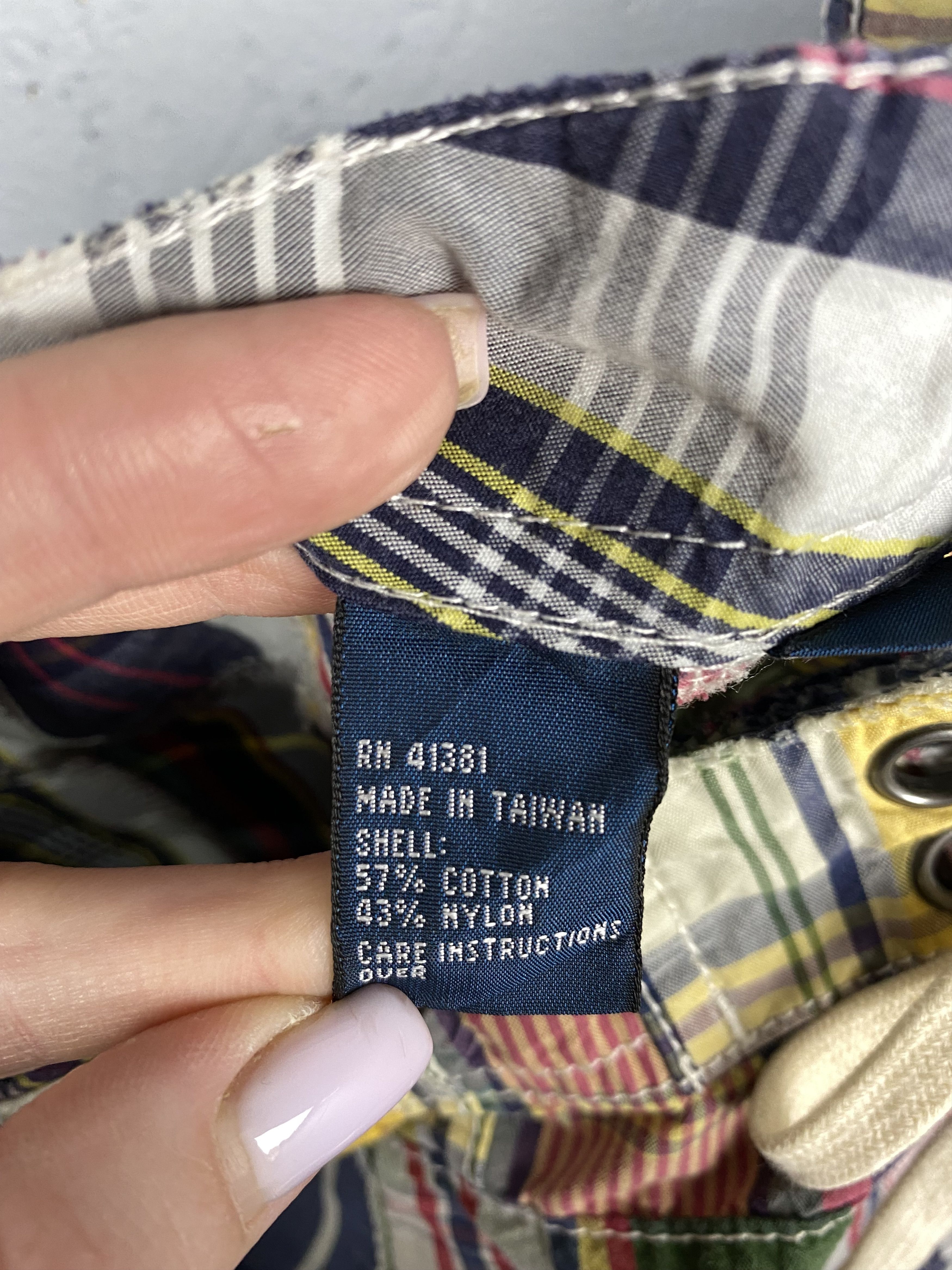 Polo Ralph Lauren × Ralph Lauren × Vintage Polo Ralph Lauren Vintage Patchwork Mens Shorts Y2K Size US 36 / EU 52 - 6 Thumbnail