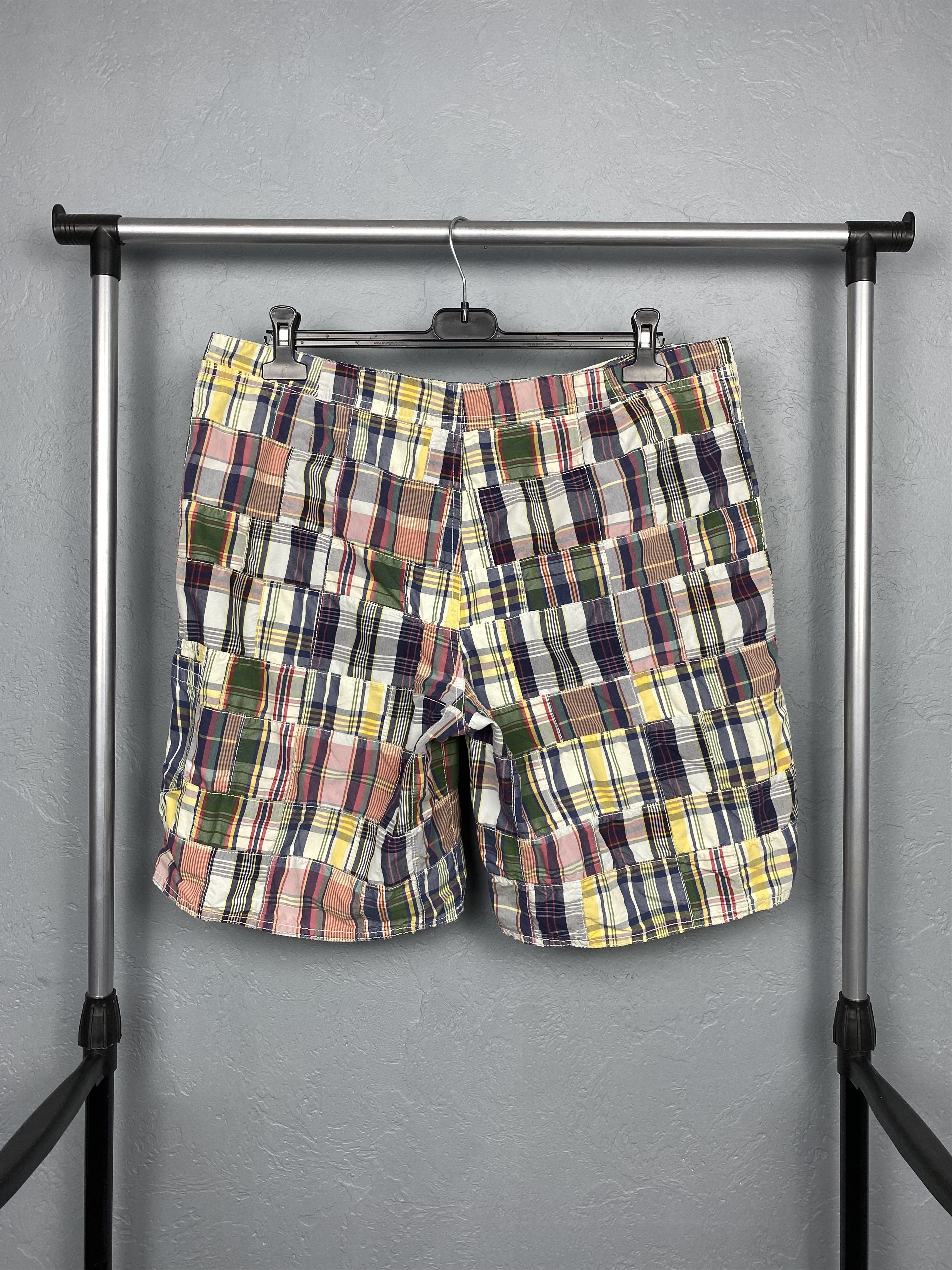 Polo Ralph Lauren × Ralph Lauren × Vintage Polo Ralph Lauren Vintage Patchwork Mens Shorts Y2K Size US 36 / EU 52 - 4 Thumbnail