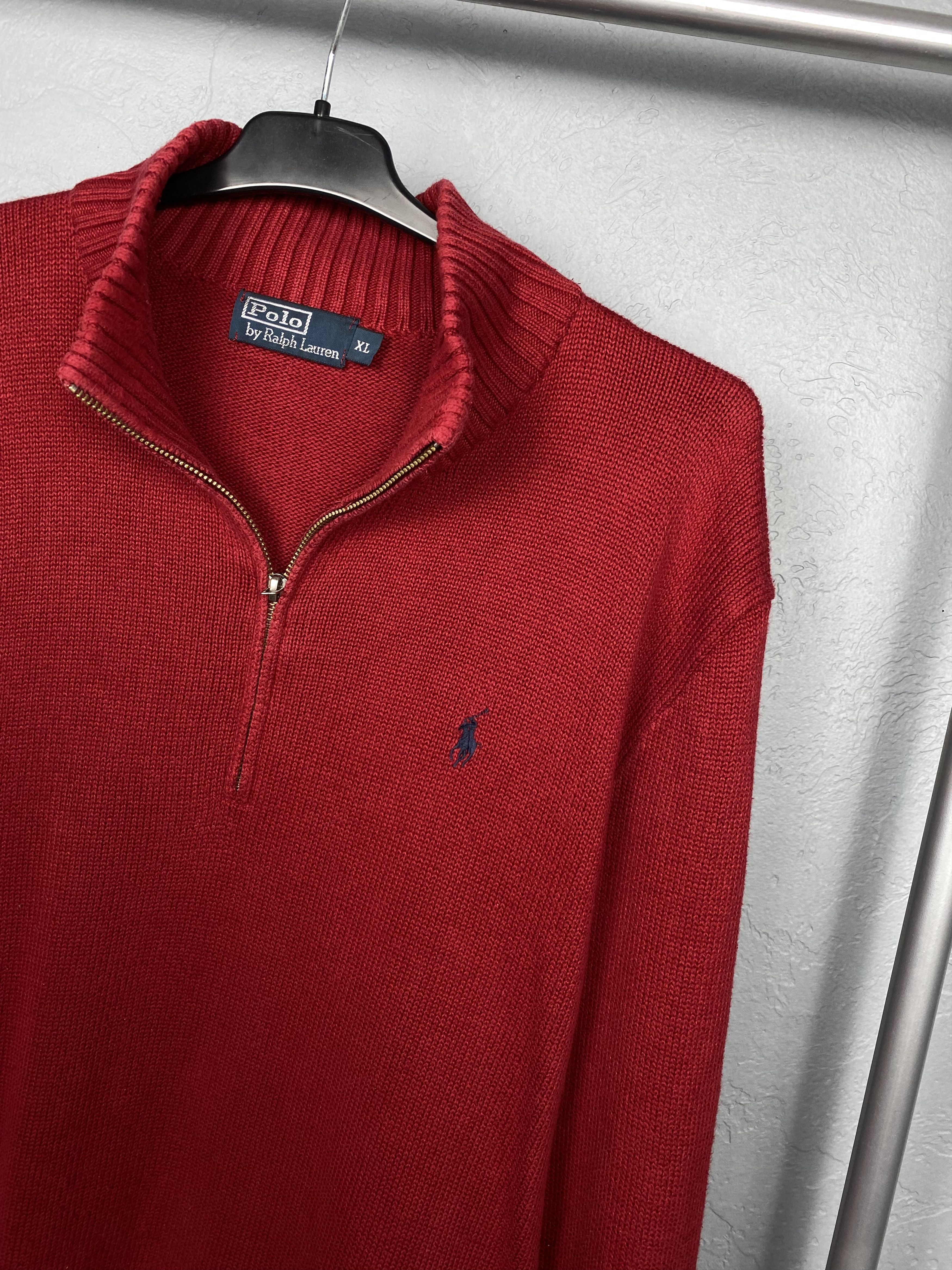 Polo Ralph Lauren Polo Ralph Lauren Vintage Mens 1\4 Quarter Zip Sweater Y2K Size US XL / EU 56 / 4 - 2 Thumbnail