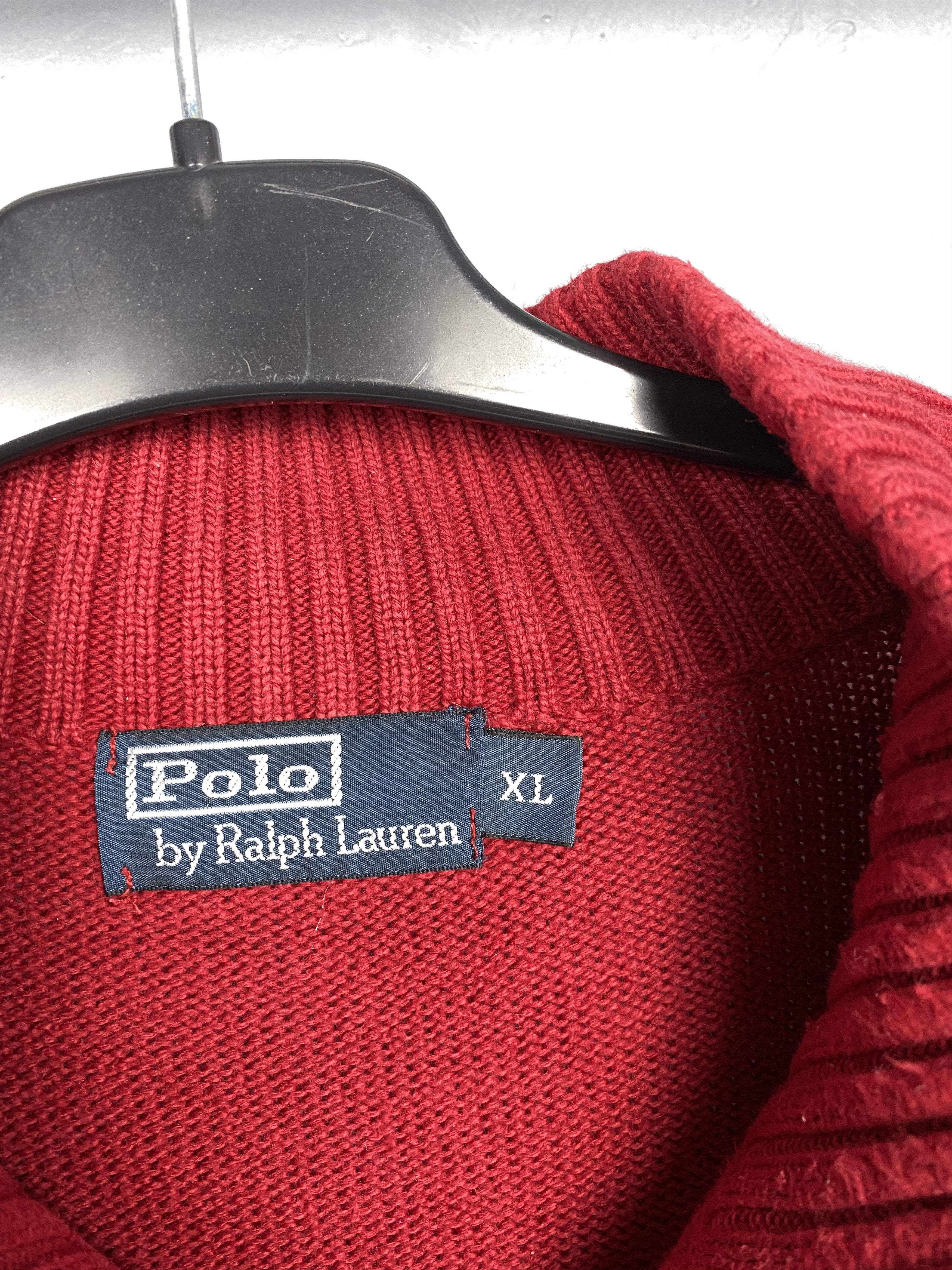 Polo Ralph Lauren Polo Ralph Lauren Vintage Mens 1\4 Quarter Zip Sweater Y2K Size US XL / EU 56 / 4 - 4 Thumbnail