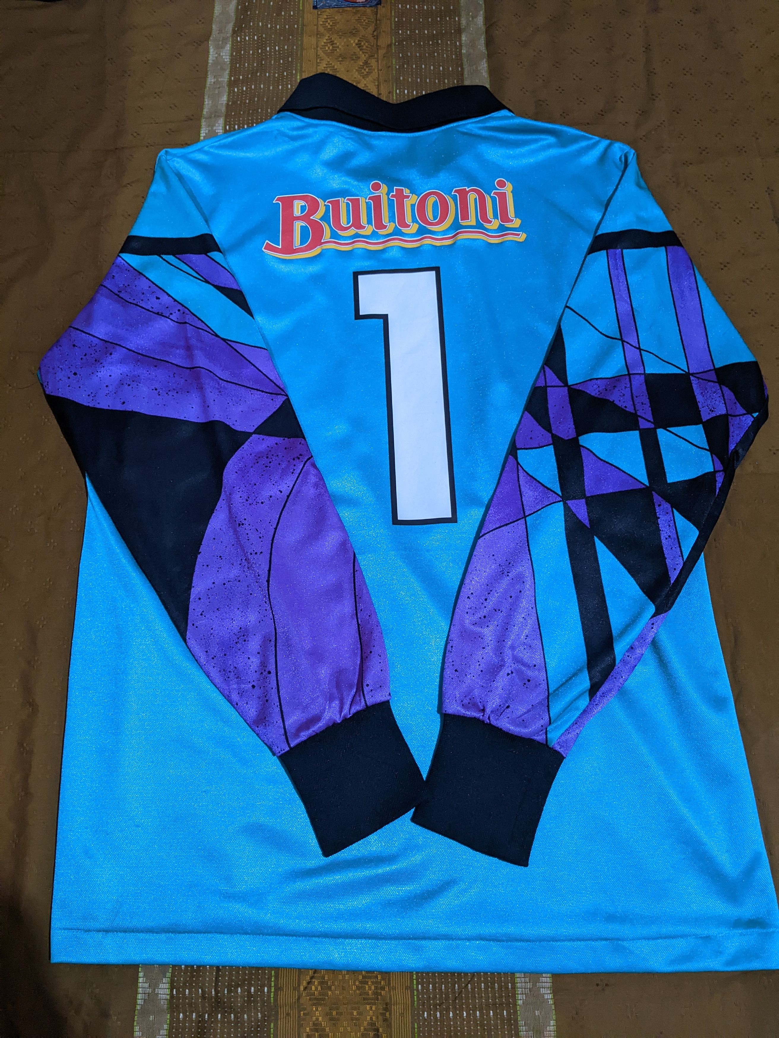 Mizuno Jubilo Iwata 1995 goalkeeper Jersey football shirt Size US L / EU 52-54 / 3 - 2 Thumbnail