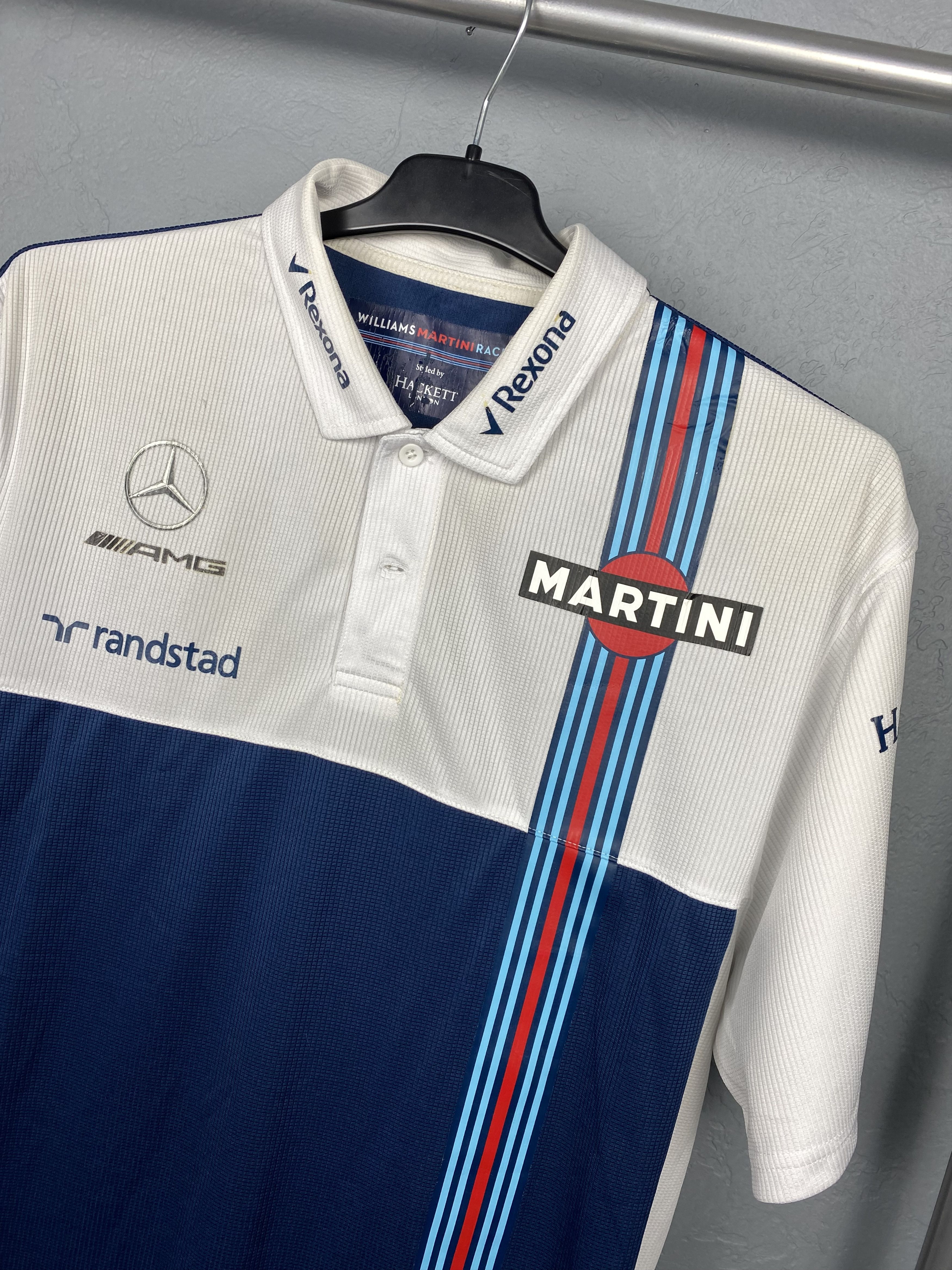 Hackett Williams Racing Mercedes Benz AMG Martini Racing T-Shirt Tee Size US XL / EU 56 / 4 - 2 Thumbnail