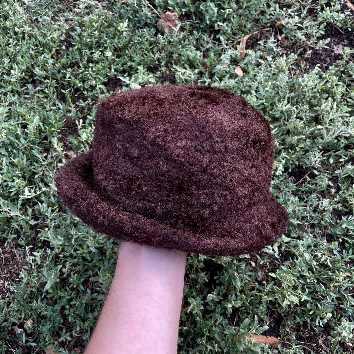 Vintage Vintage 90s Mohair Beanie Grunge Streetwear Burgundy Slim OS Size ONE SIZE - 1 Thumbnail