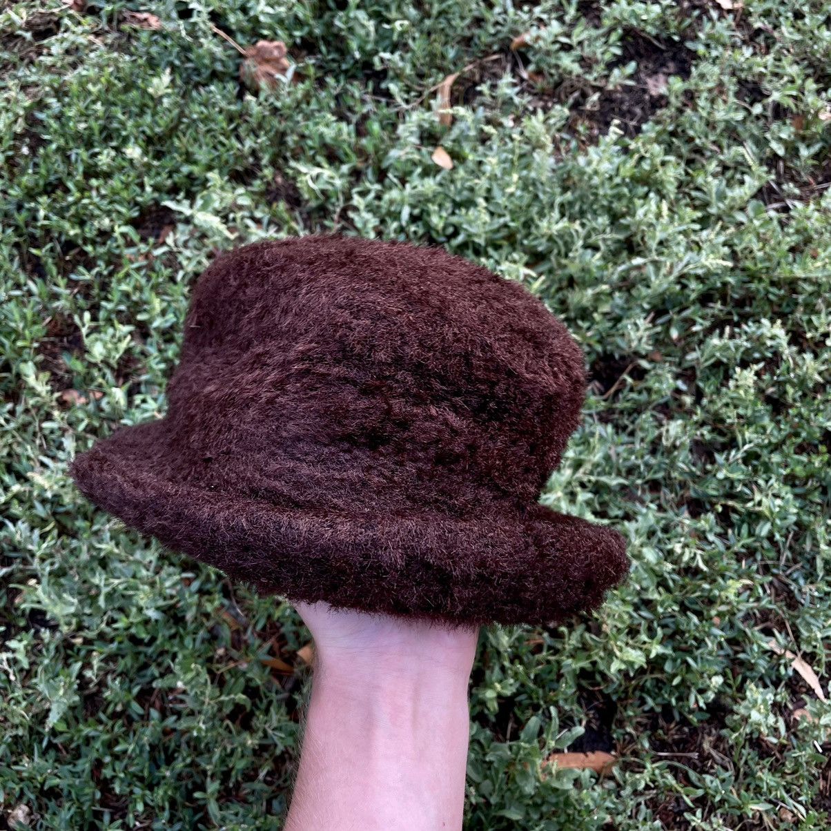Vintage Vintage 90s Mohair Beanie Grunge Streetwear Burgundy Slim OS Size ONE SIZE - 3 Thumbnail