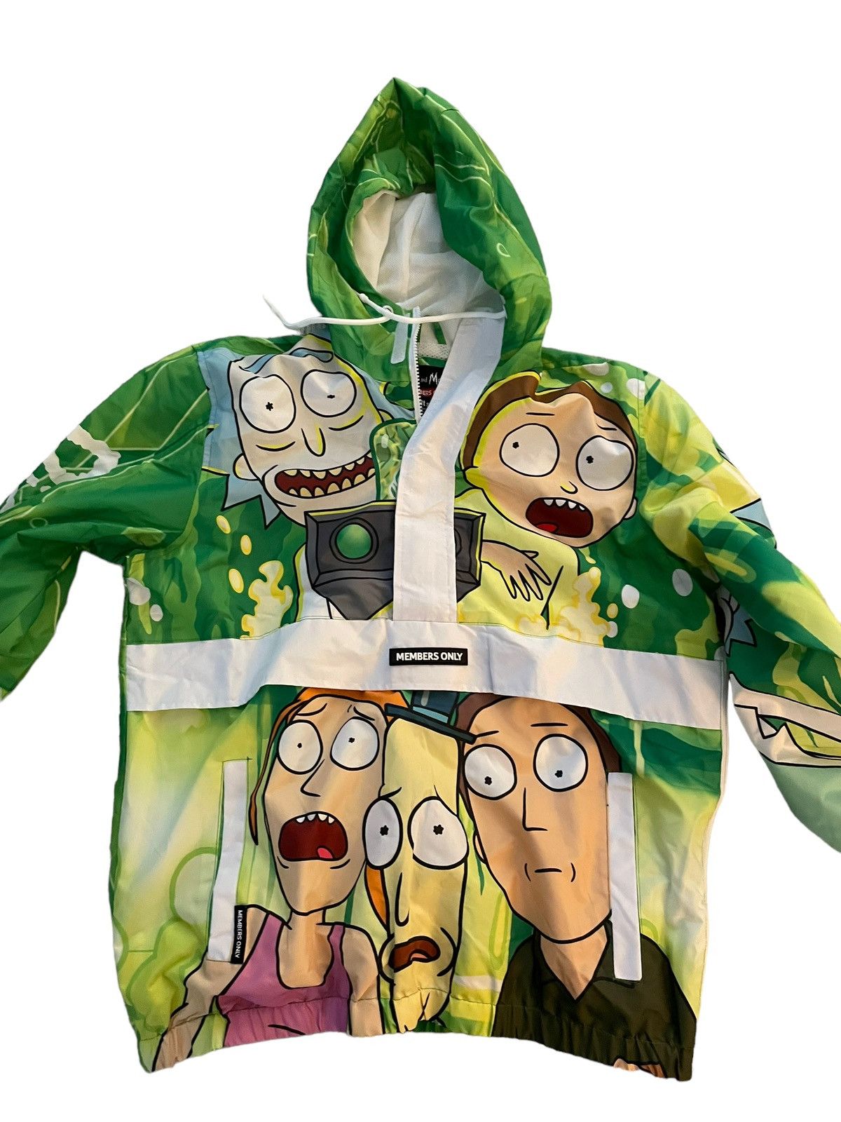 Cartoon Network × Members Only Rick and Morty Members Only Collab Pullover Hoodie Size M Size US M / EU 48-50 / 2 - 1 Thumbnail