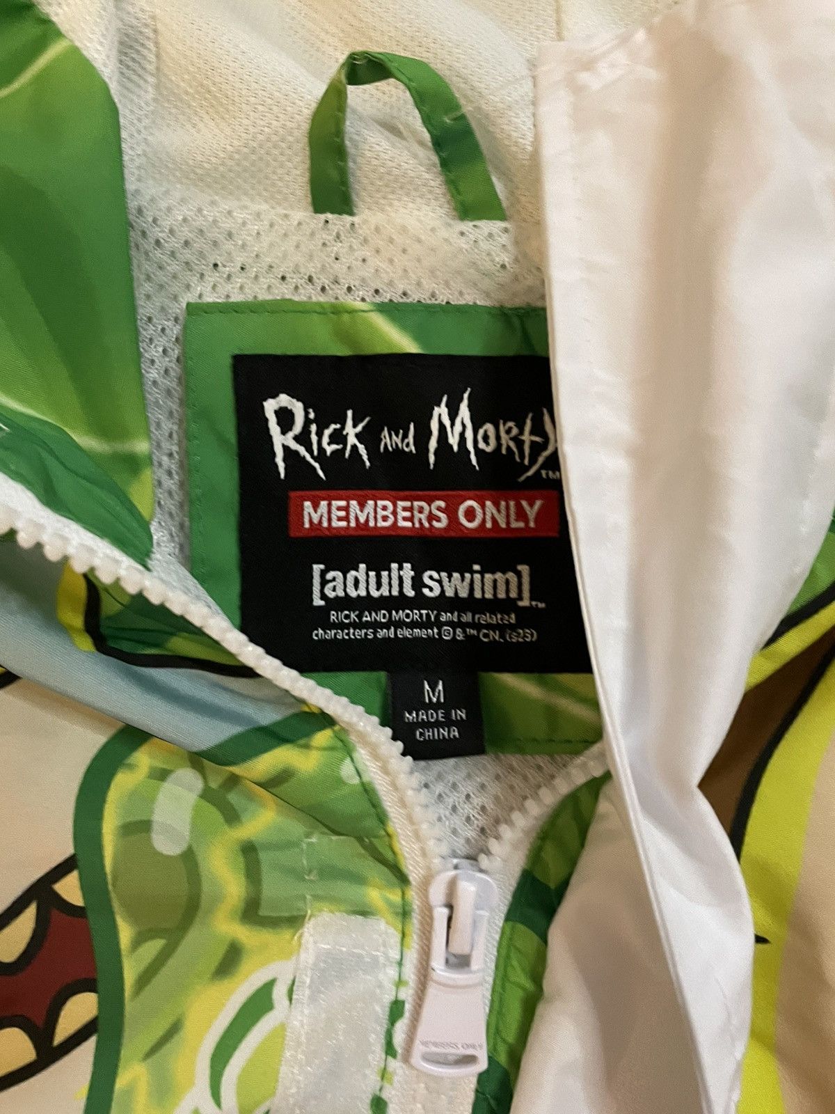 Cartoon Network × Members Only Rick and Morty Members Only Collab Pullover Hoodie Size M Size US M / EU 48-50 / 2 - 7 Thumbnail
