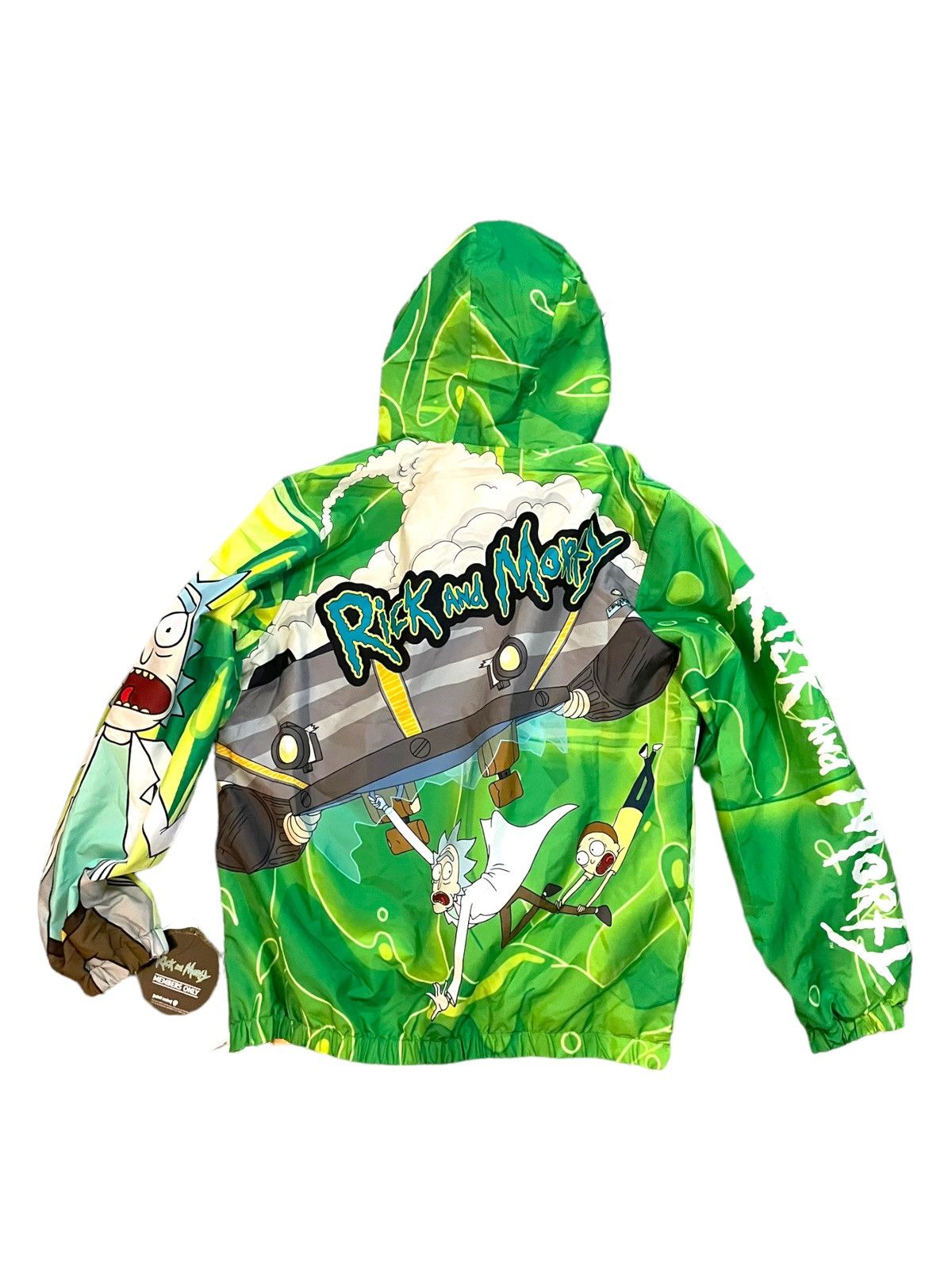 Cartoon Network × Members Only Rick and Morty Members Only Collab Pullover Hoodie Size M Size US M / EU 48-50 / 2 - 5 Thumbnail
