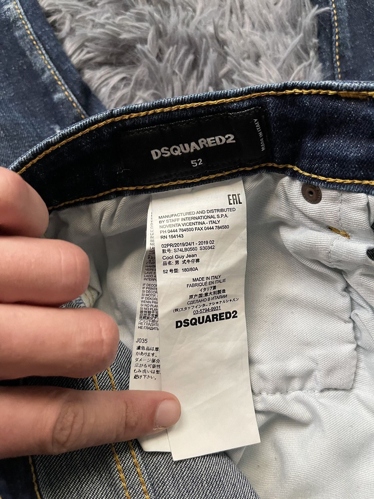 Dsquared2 Dsquared2 distressed Japanese style jeans Size US 36 / EU 52 - 9 Thumbnail