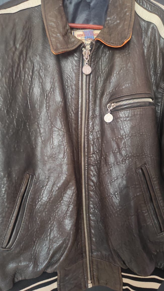 Vintage Dakota American Spirit Baseball Leather Varsity Jacket SZ M Size US M / EU 48-50 / 2 - 18 Thumbnail