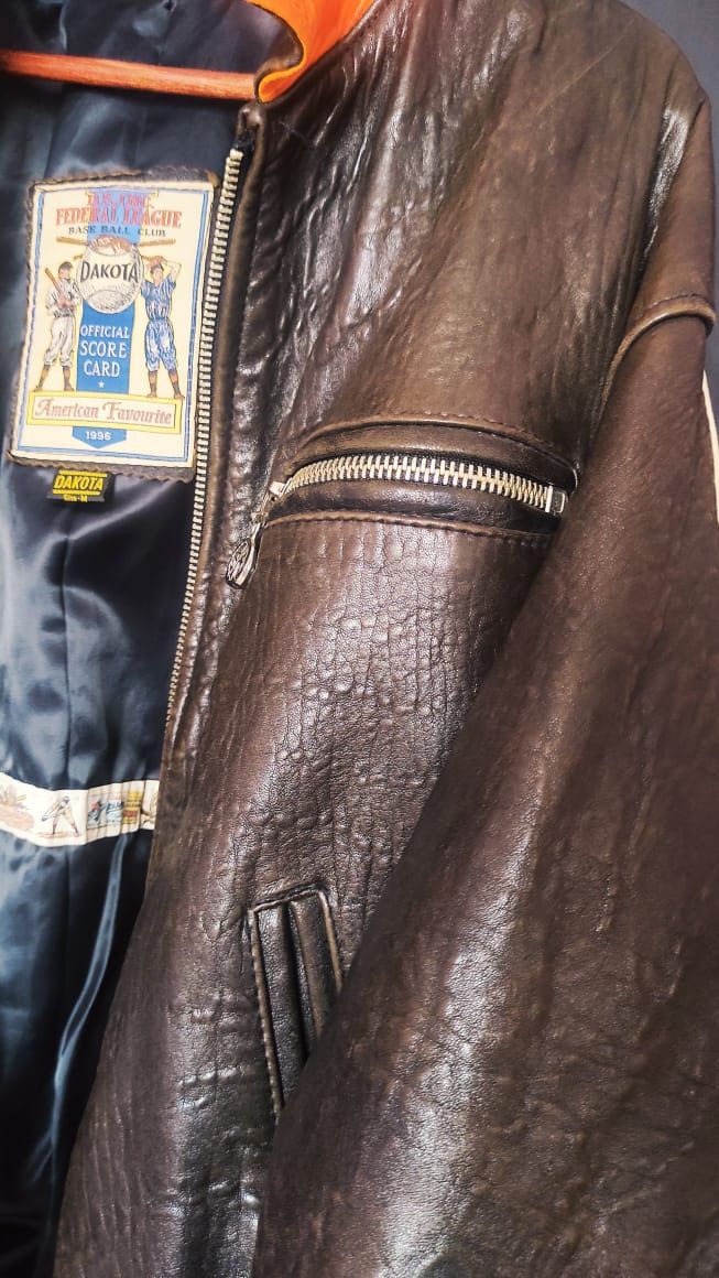 Vintage Dakota American Spirit Baseball Leather Varsity Jacket SZ M Size US M / EU 48-50 / 2 - 20 Thumbnail