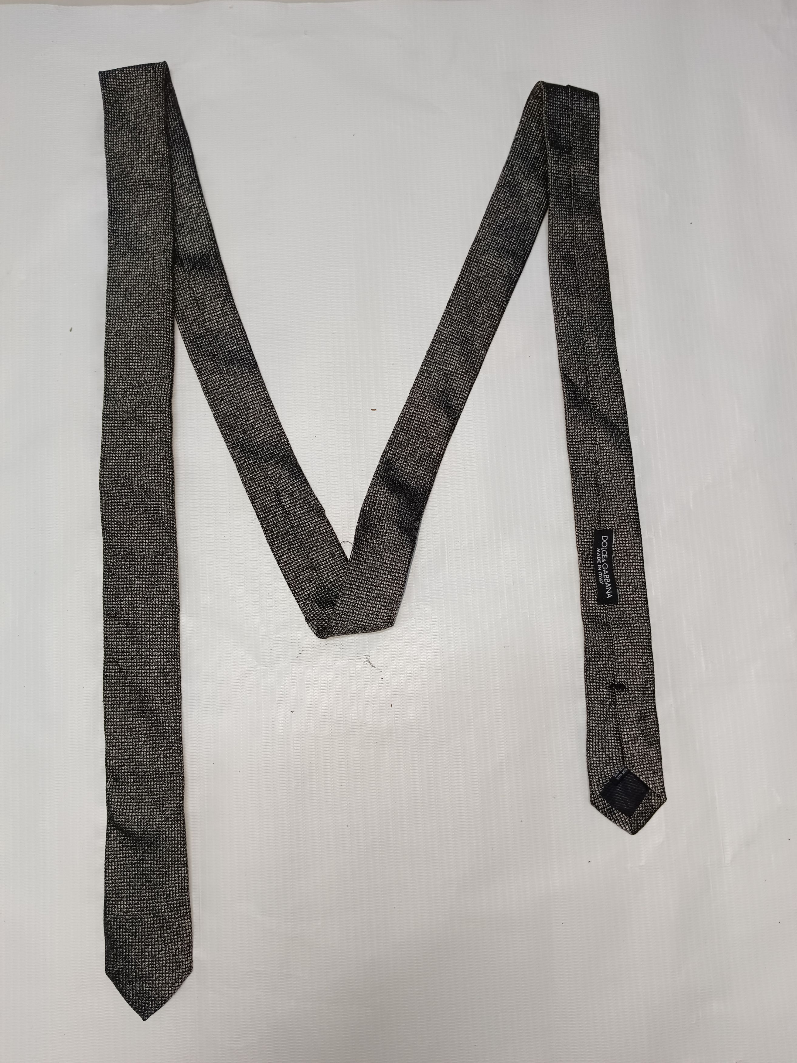 Dolce & Gabbana Vintage Dolce and Gabbana Skinny Tie Size ONE SIZE - 4 Thumbnail
