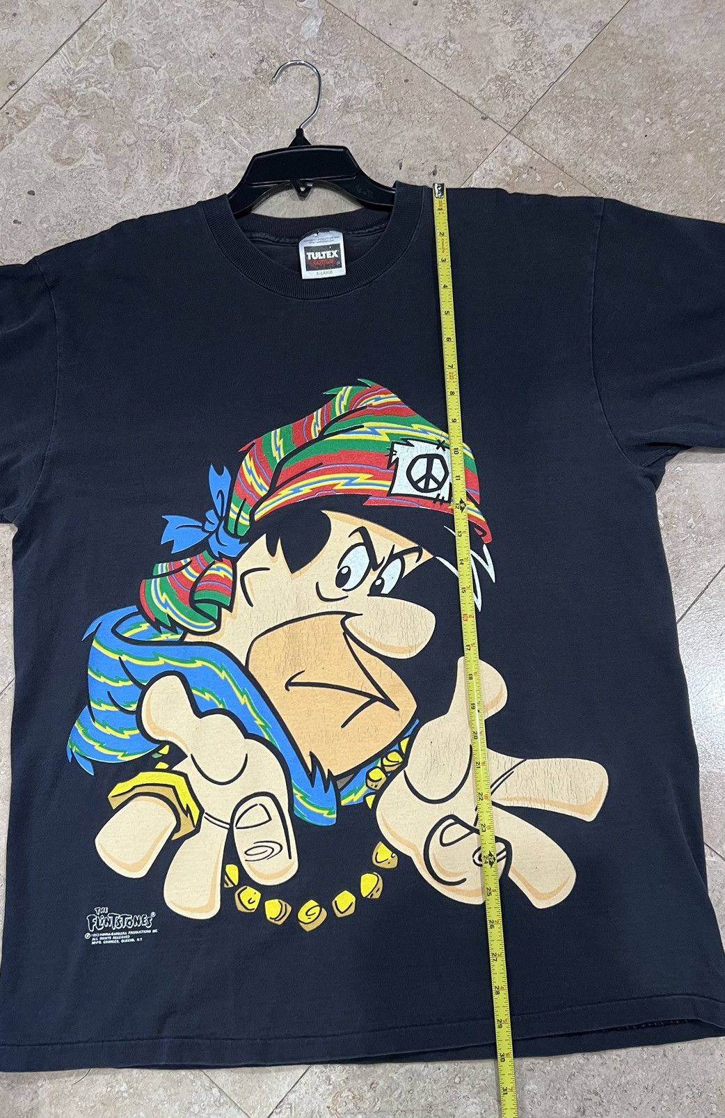 Vintage 1993 The Flintstones - Peter Dabba Dabba Doo - Size XL Size US XL / EU 56 / 4 - 8 Thumbnail