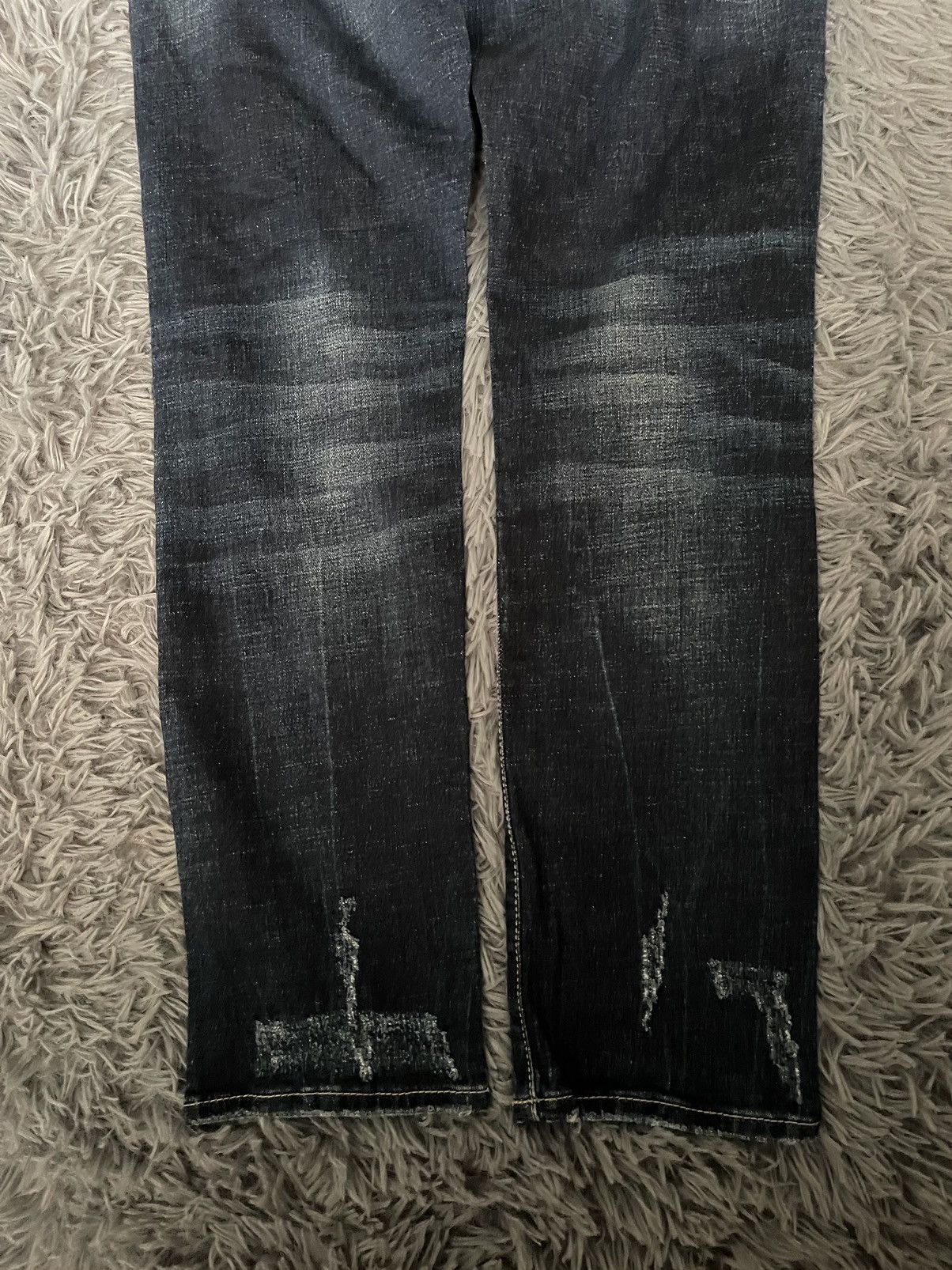 Dsquared2 × Japanese Brand Dsquared2 faded distressed Y2K Japanese style jeans Size US 36 / EU 52 - 12 Thumbnail