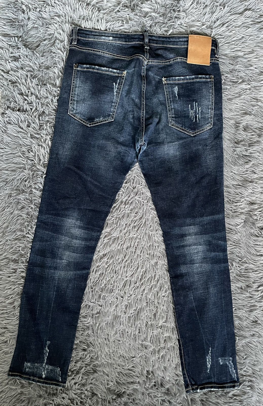 Dsquared2 × Japanese Brand Dsquared2 faded distressed Y2K Japanese style jeans Size US 36 / EU 52 - 3 Thumbnail