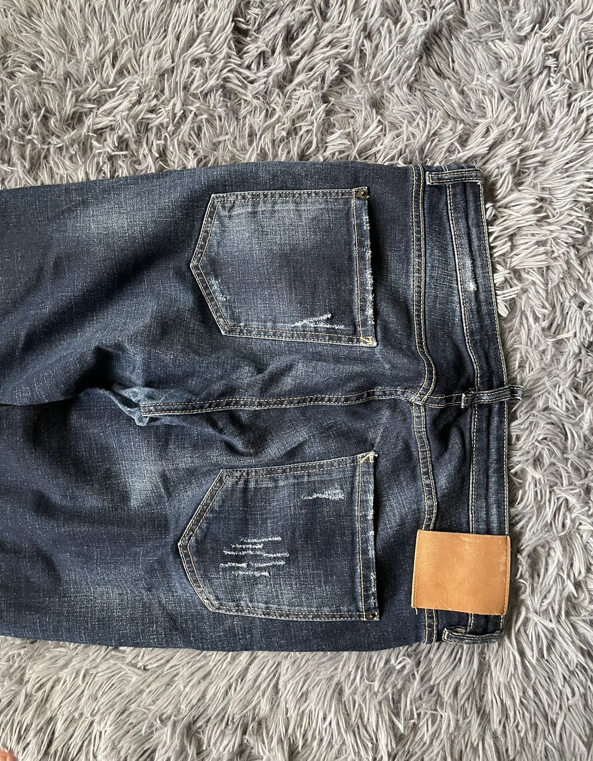 Dsquared2 × Japanese Brand Dsquared2 faded distressed Y2K Japanese style jeans Size US 36 / EU 52 - 13 Thumbnail